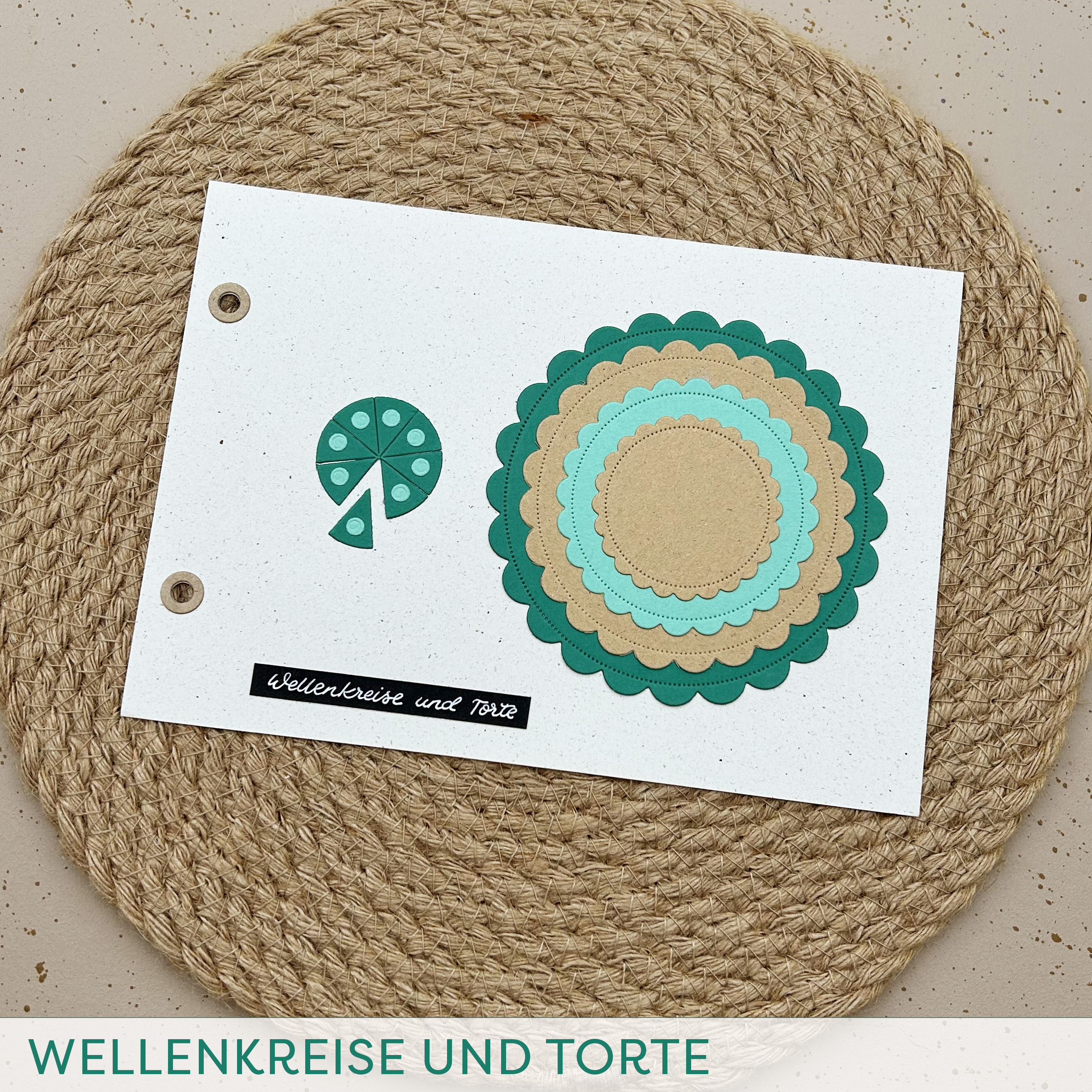 Stanze C Wellenkreise und Torte