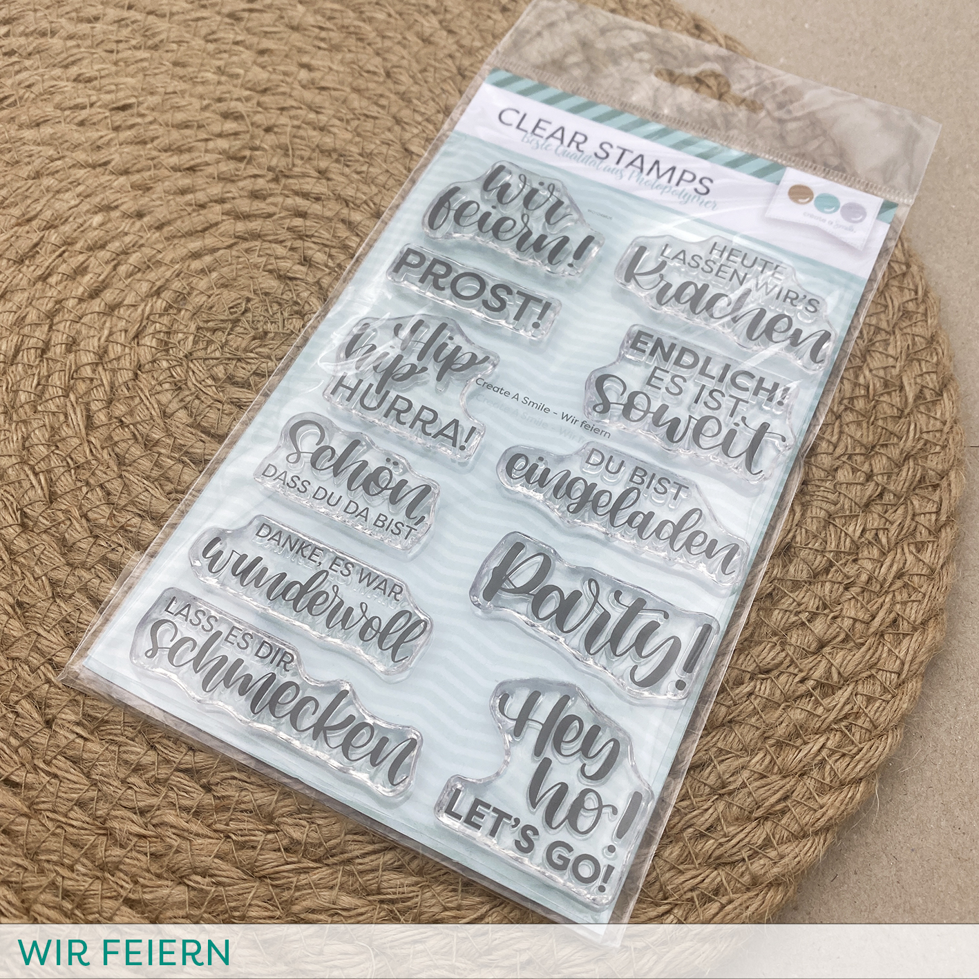 Stempel A6 Wir feiern Stempel A6 Wir feiern
