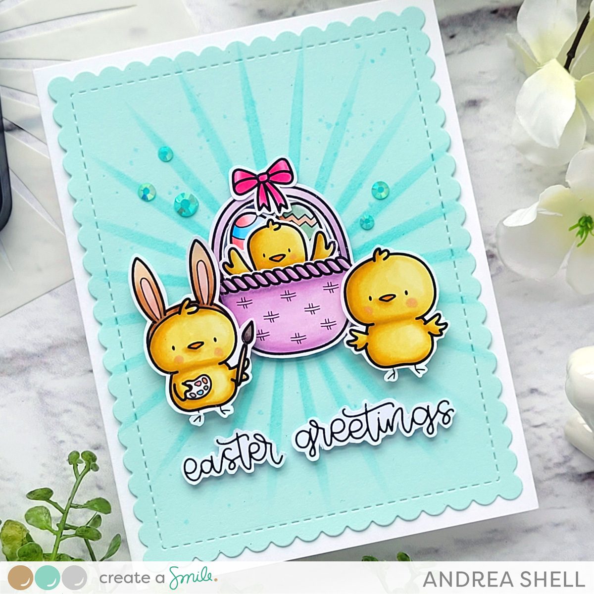 Stempel A6 Joyful easter