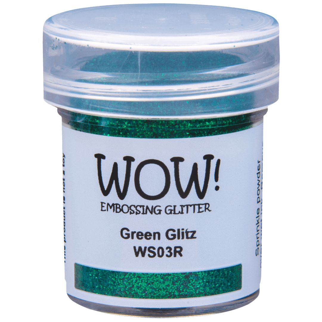 WOW! Embossing Powder 15ml Green Glitz