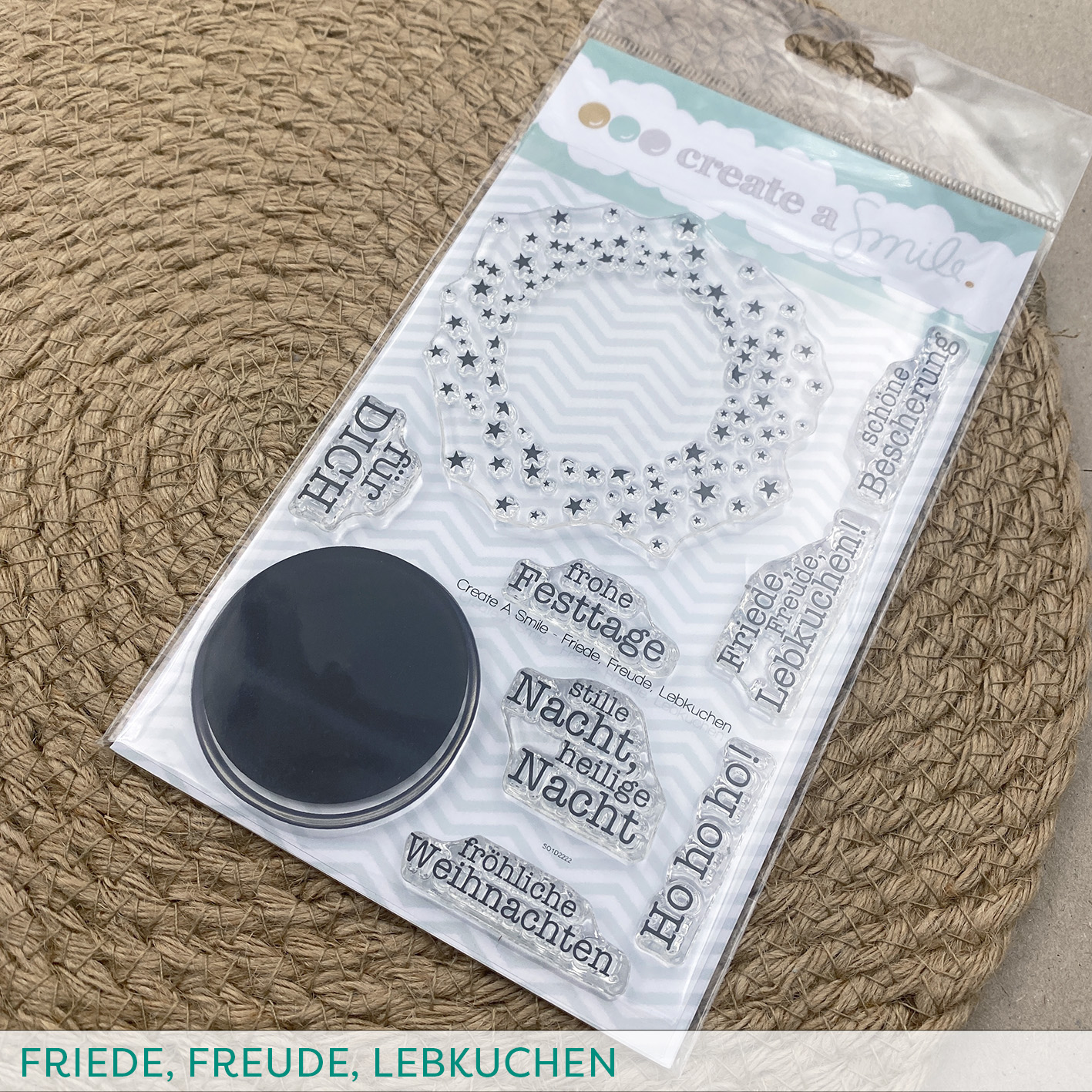 Stempel A6 Friede, Freude, Lebkuchen