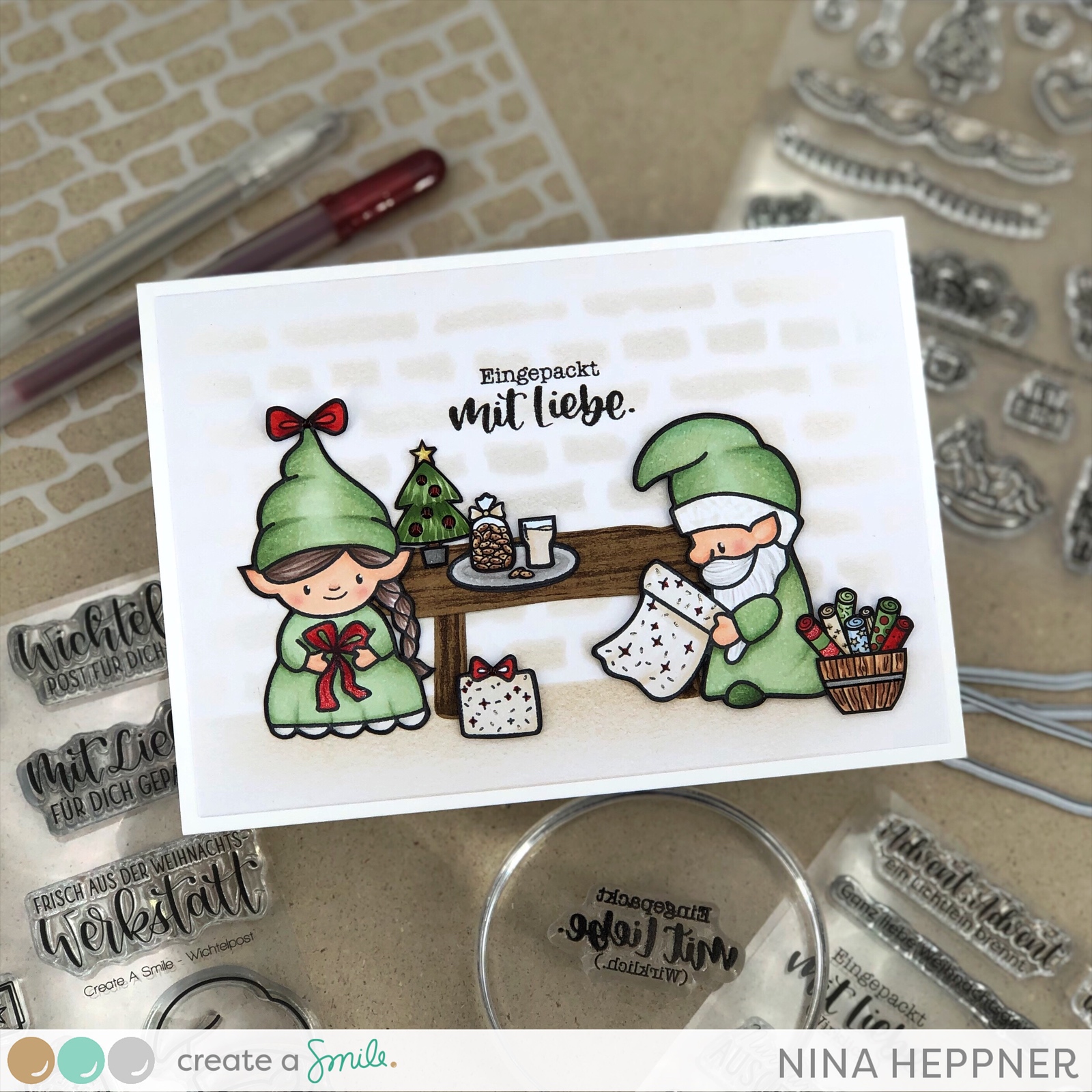 Stempel A6 Auf dem Markt Weihnachts-Add-On