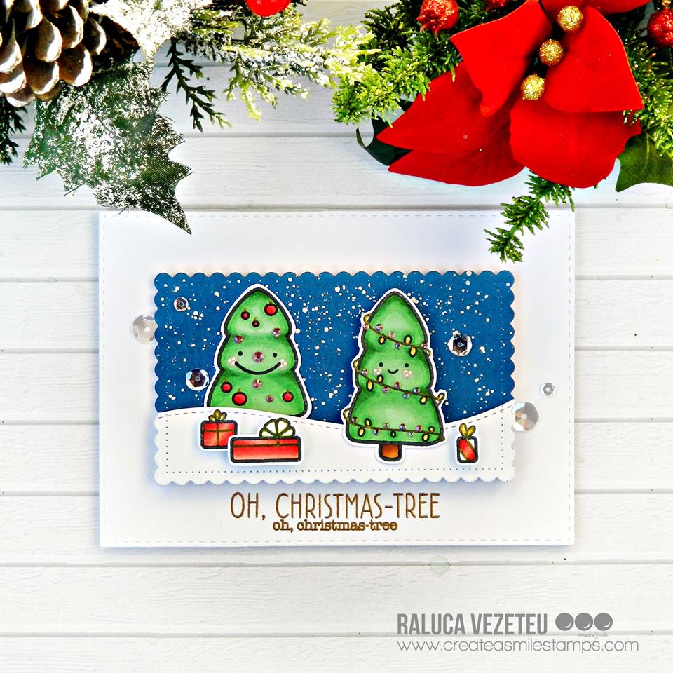 Stempel A7 Oh Christmas-tree