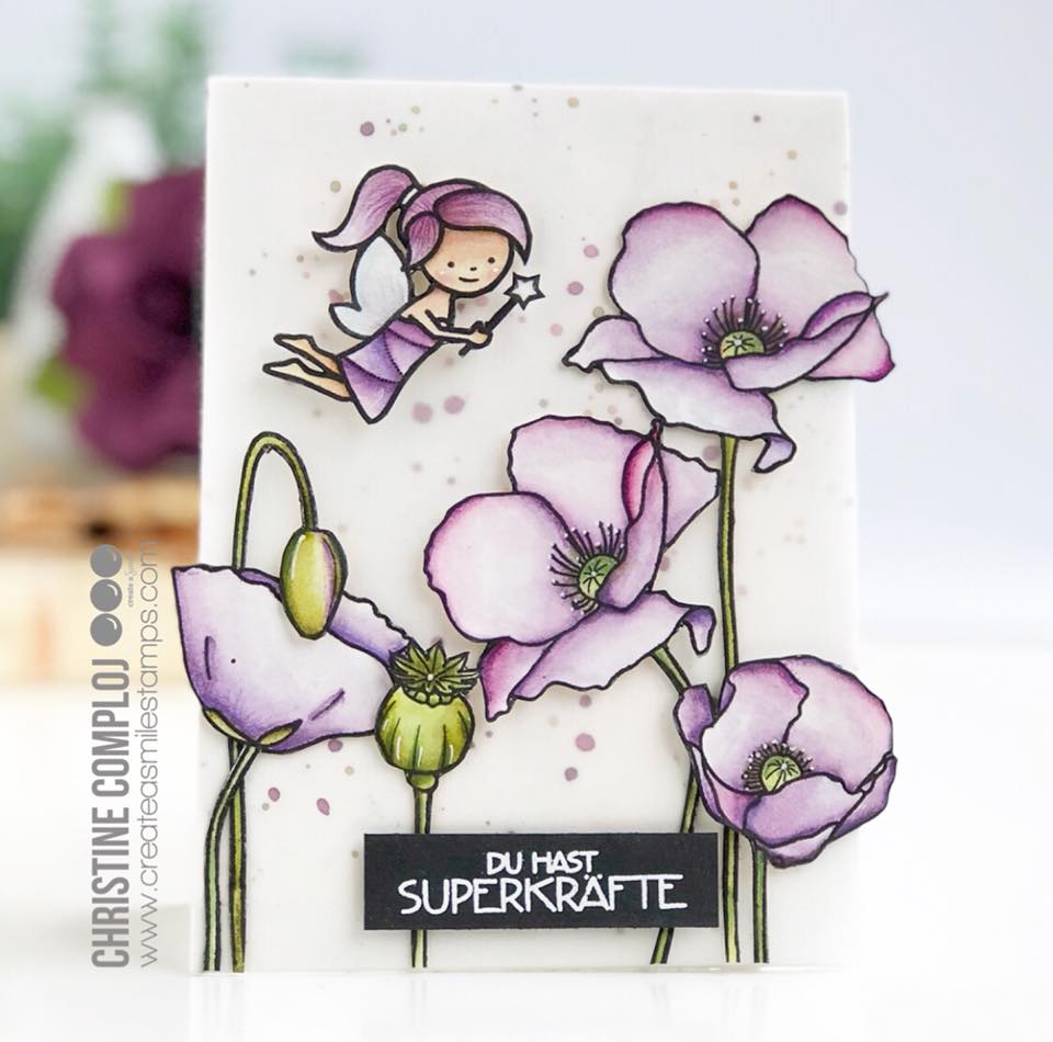 Stempel A6 Pure Poppies