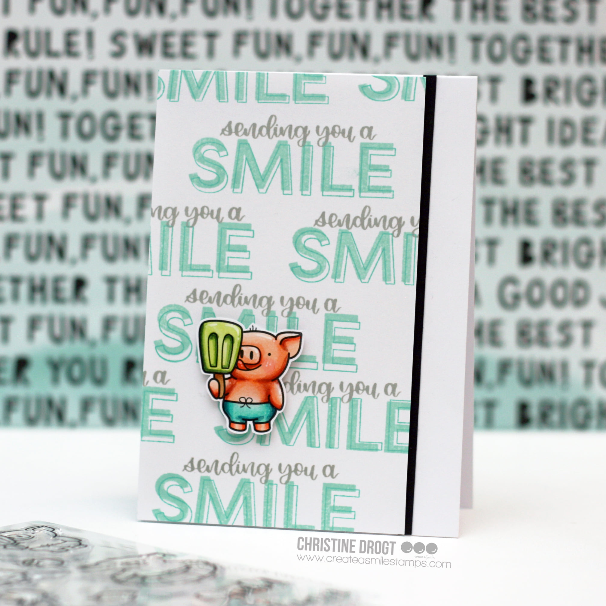 Stempel A6 Pig Out Stempel A6 Pig Out
