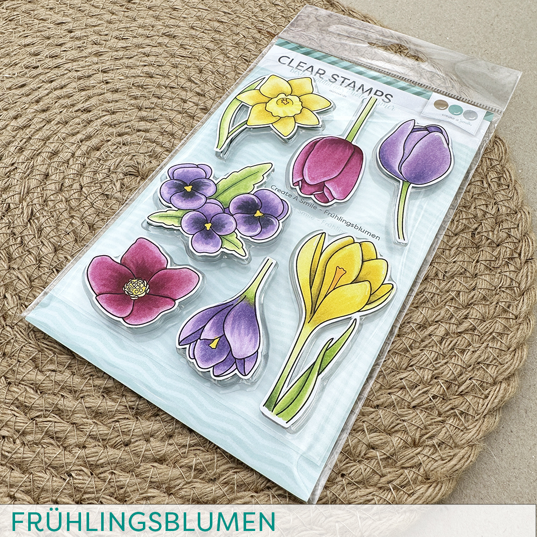 Stempel A6 Frühlingsblumen