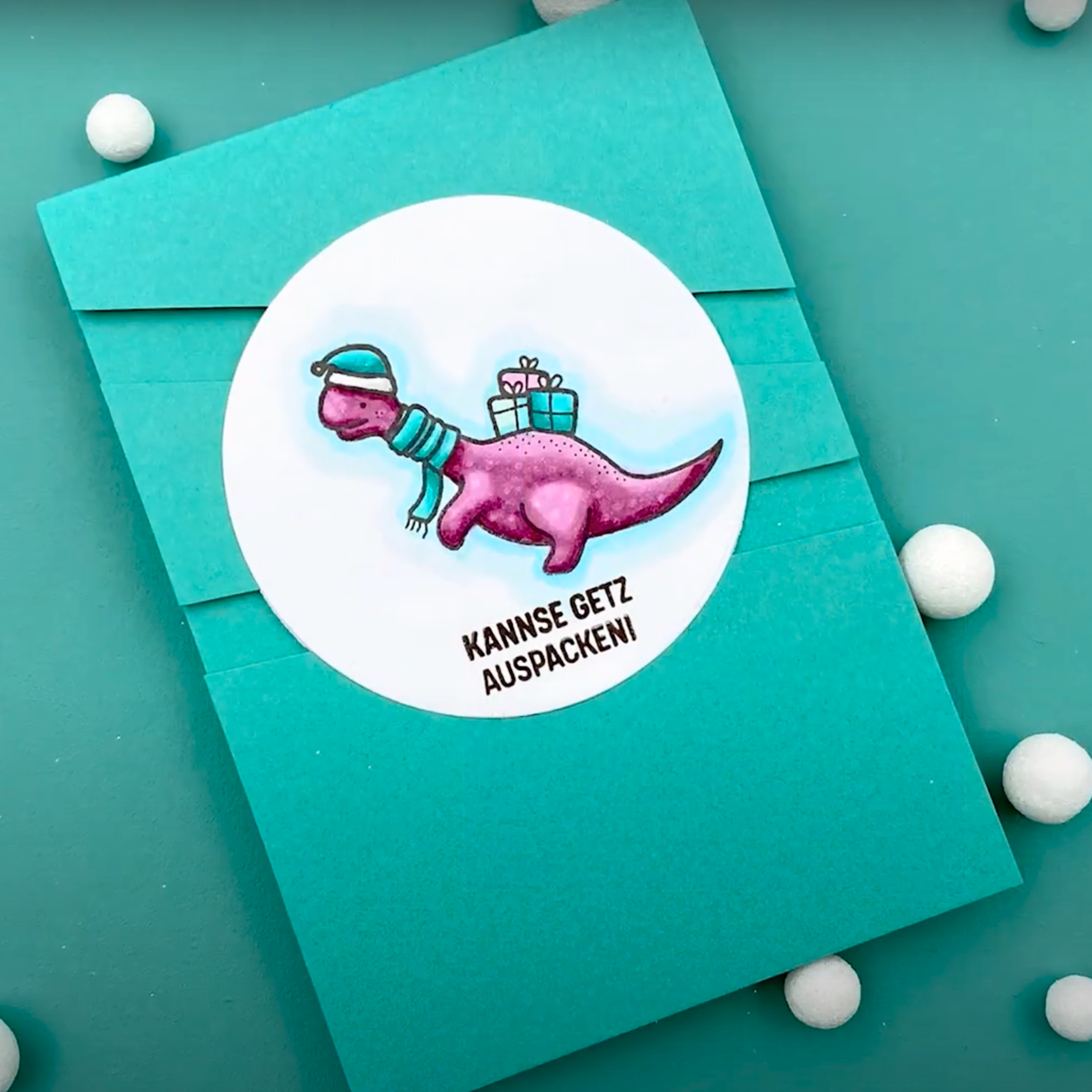 Stempel A8 Party-Dino