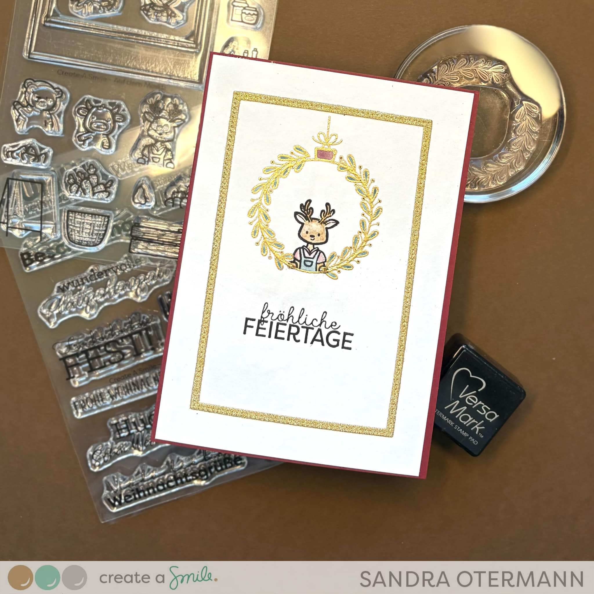 Stempel A6 Festlich geschmückt