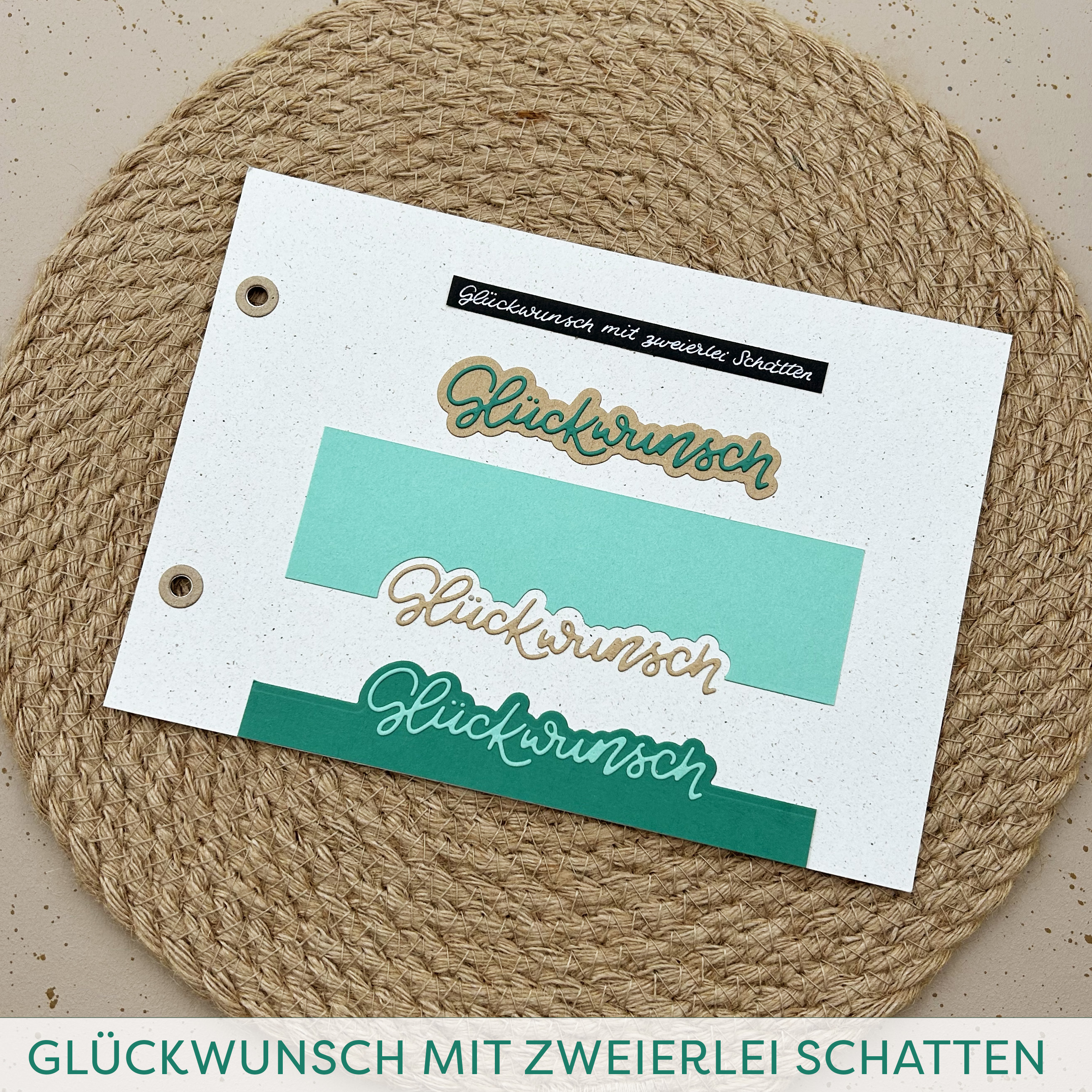 Stanze B Glückwunsch mit zweierlei Schatten
