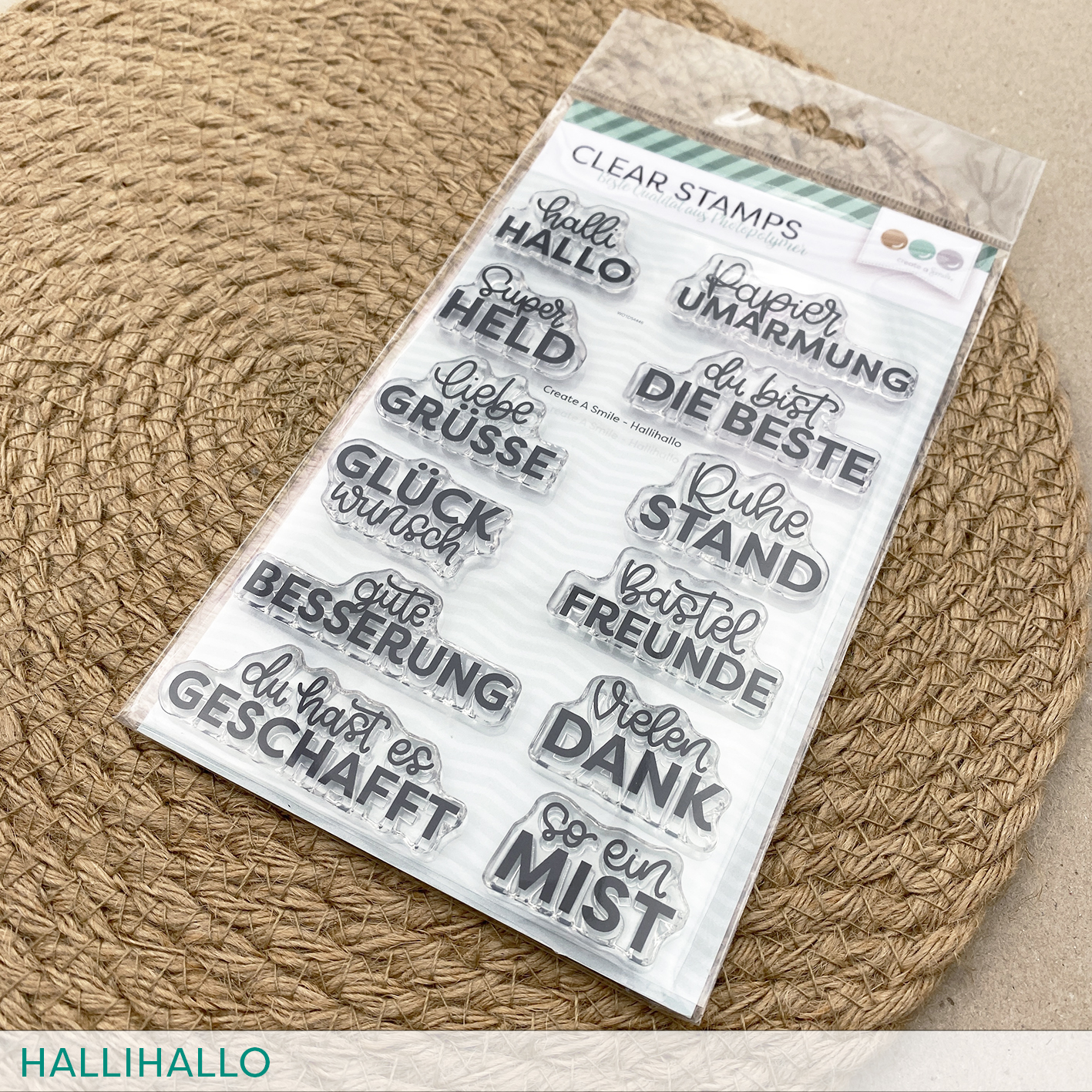 Stempel A6 Hallihallo