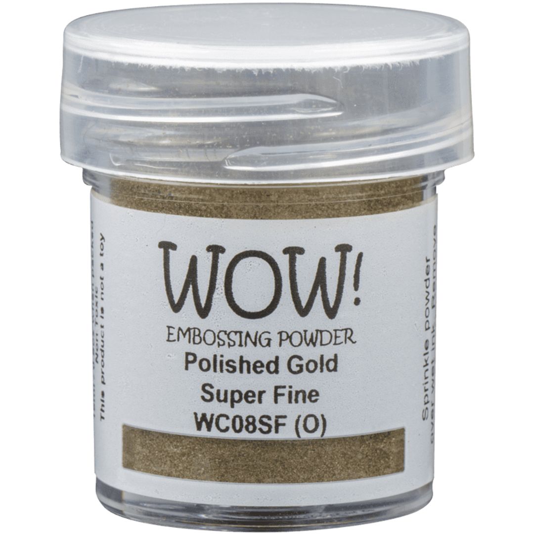 WOW! Embossing Powder 15ml Metallic Polished Gold Super Fine