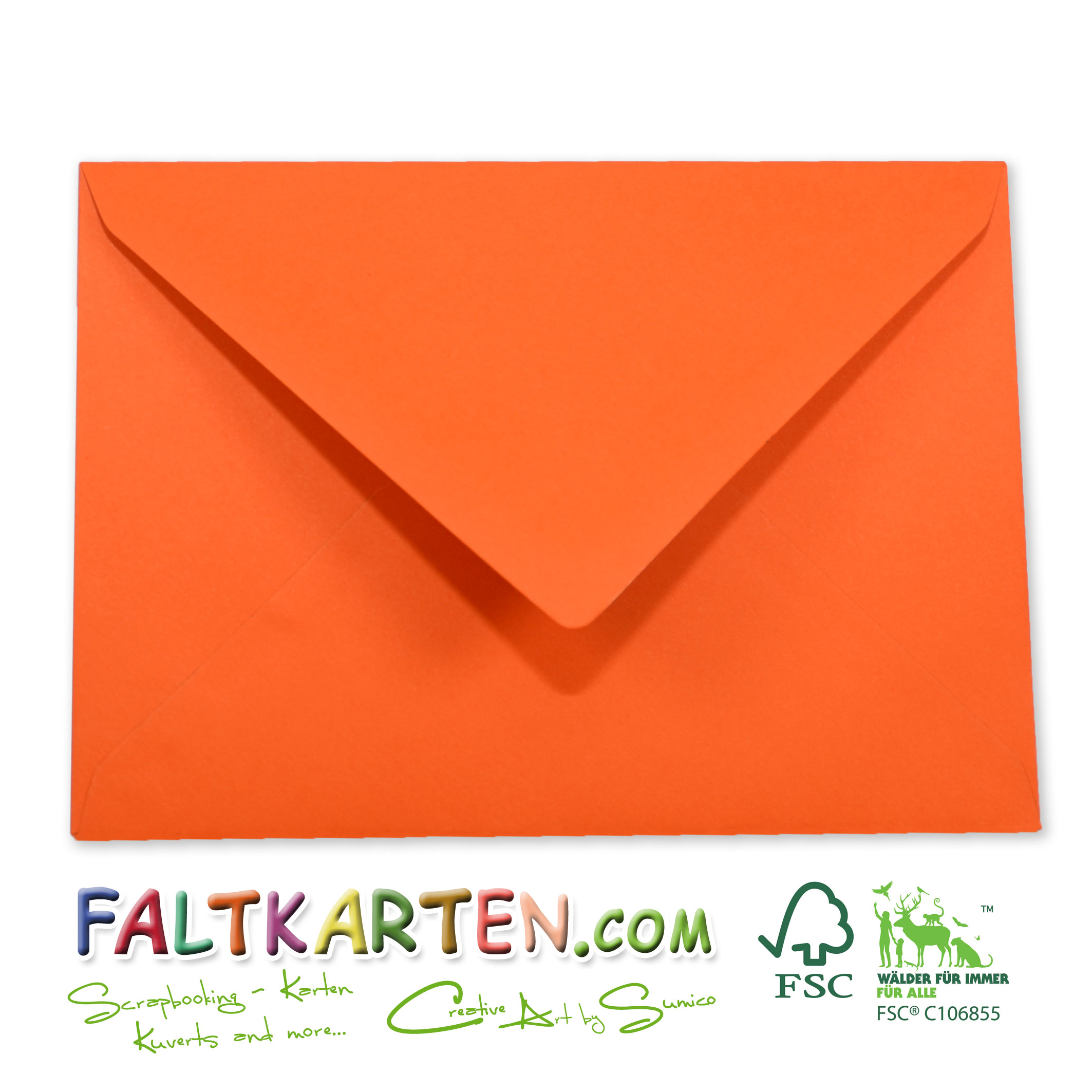 Briefumschläge C6 Orange 120g/m² 5er