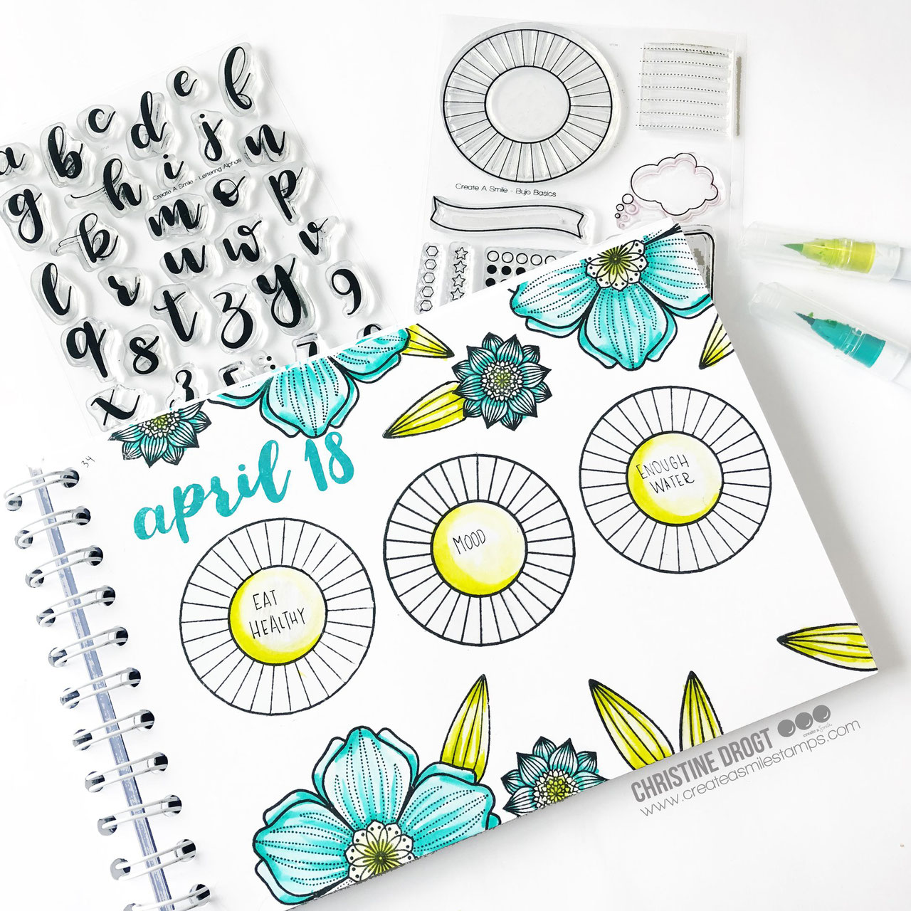 Stempel A6 Lettering Alphas Stempel A6 Lettering Alphas