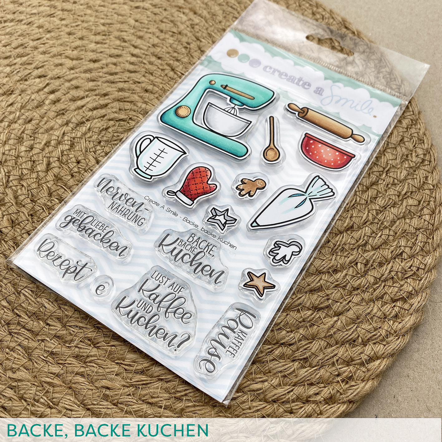 Stempel A6 Backe, backe Kuchen