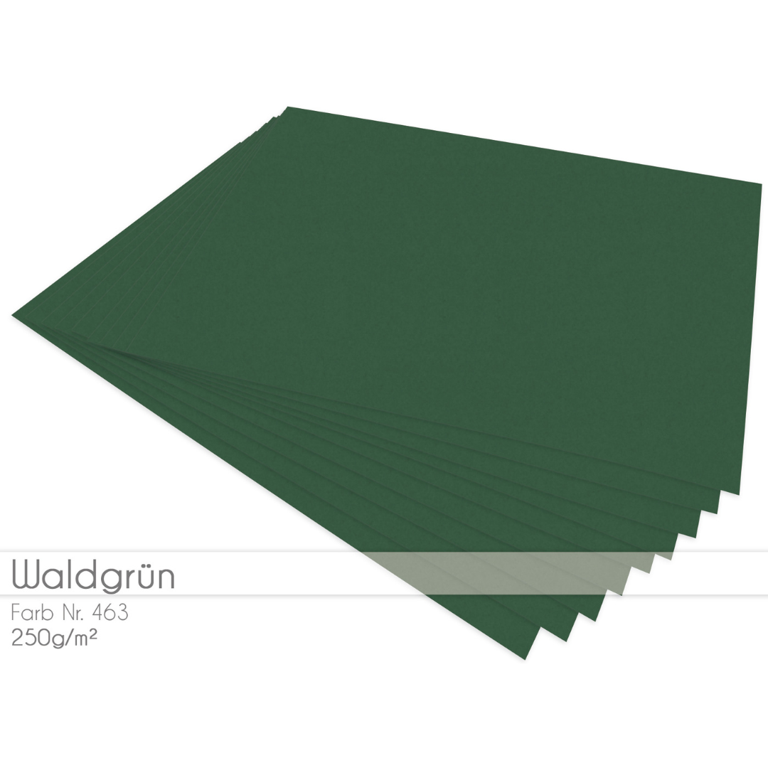 Cardstock Waldgrün 25er