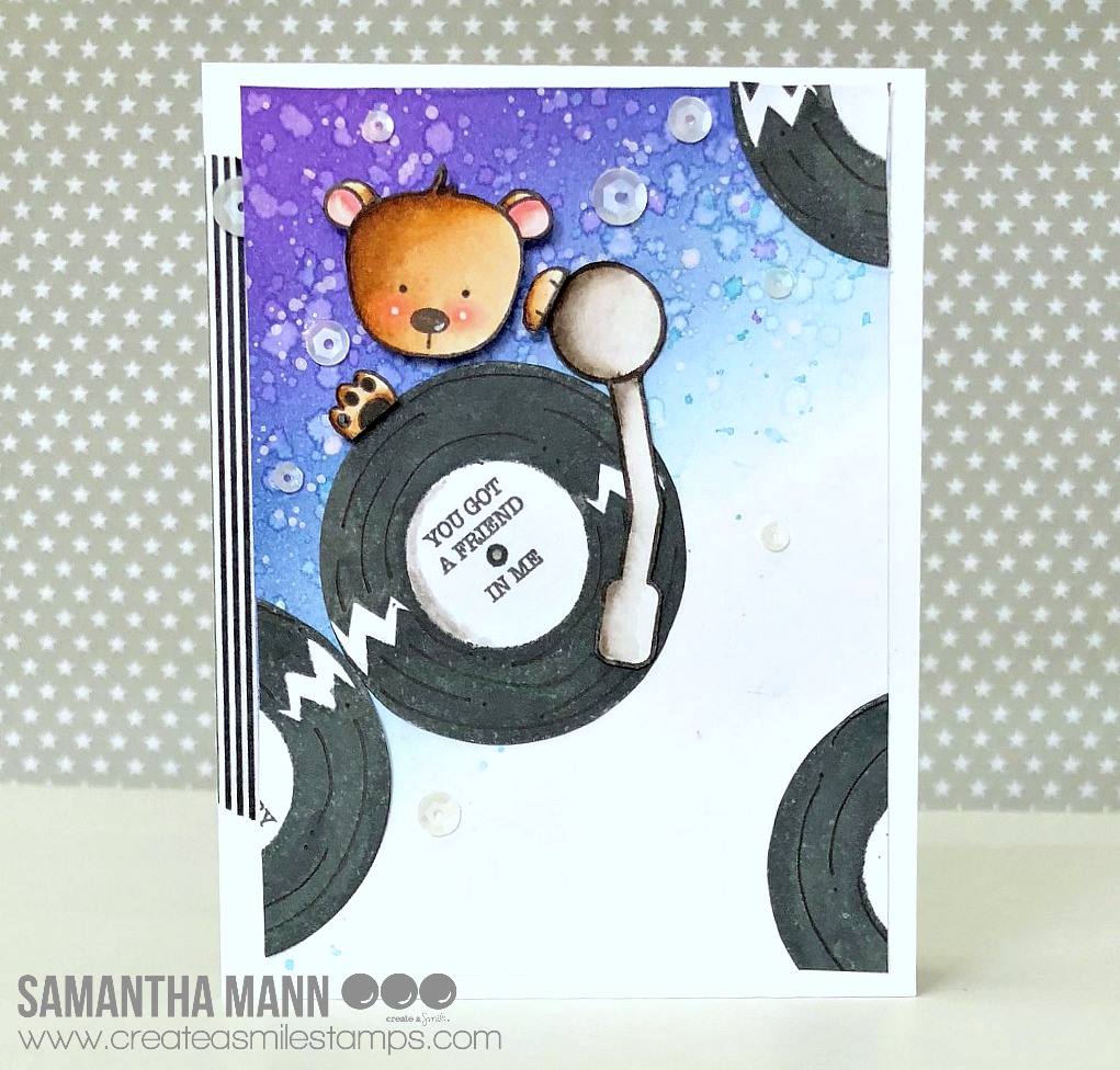 Stempel A6 Vinyl Greetings