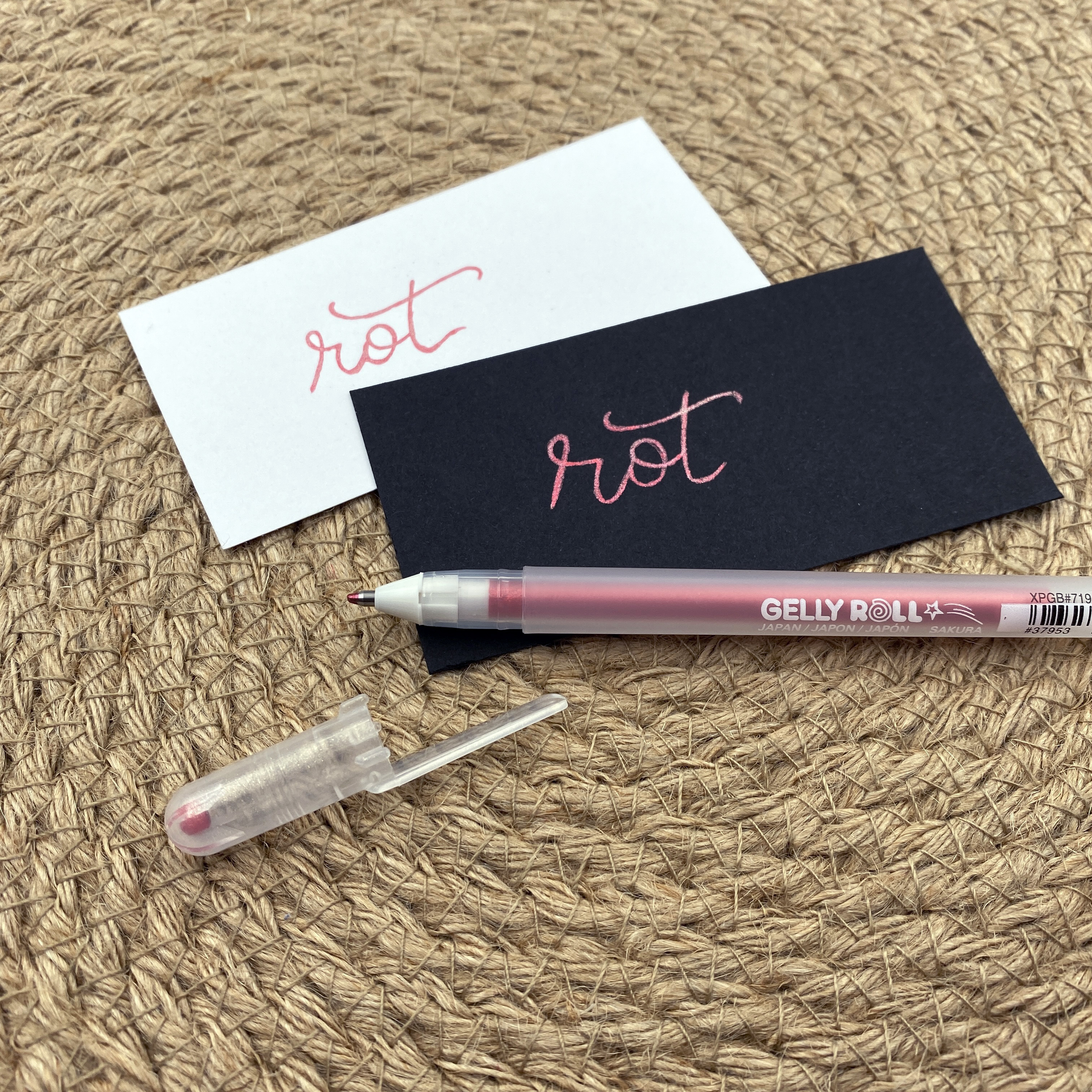 Stardust Gelstift Rot Glitzer