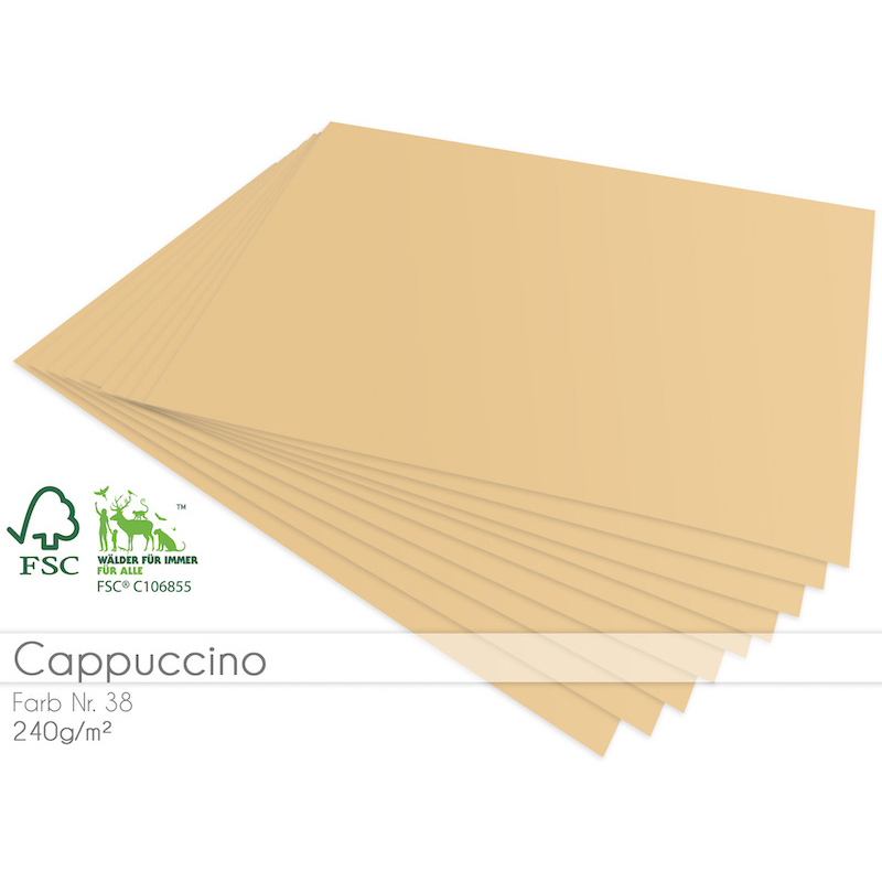 Cardstock Cappuccino 5er