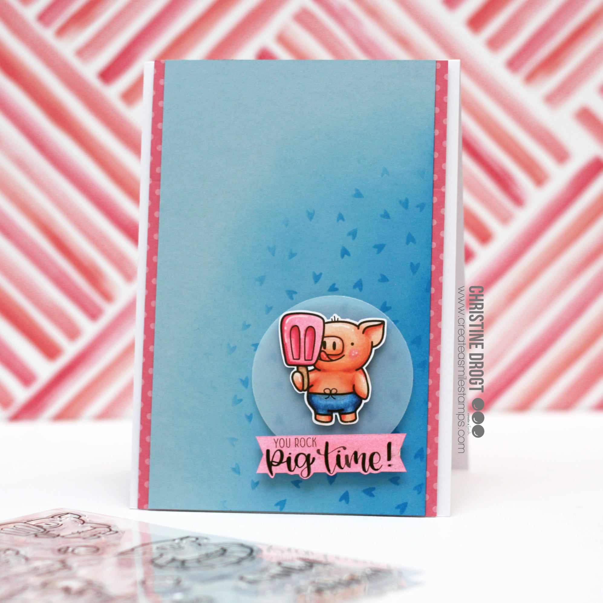 Stempel A6 Pig Out Stempel A6 Pig Out
