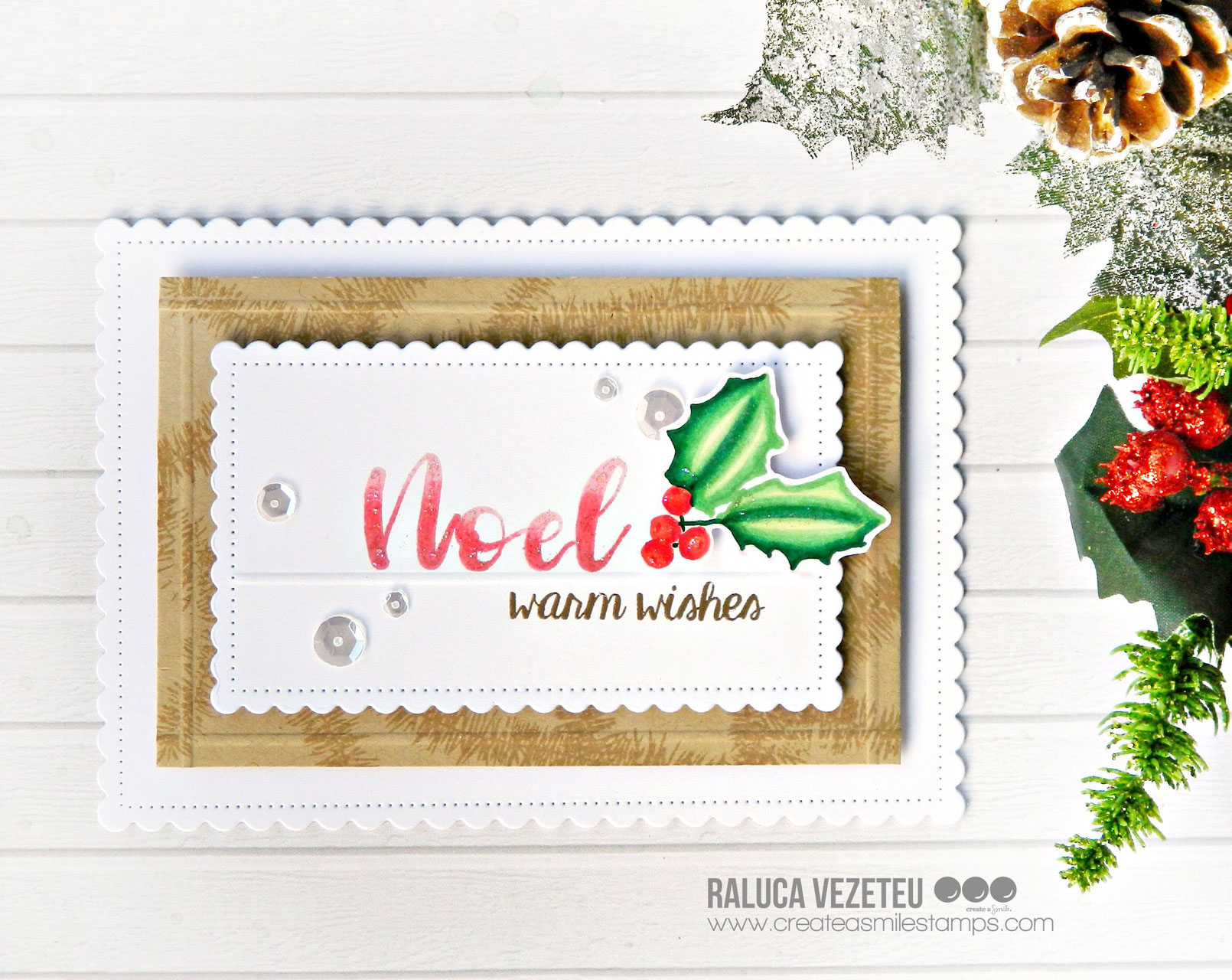 Stempel A6 Festive Foliage