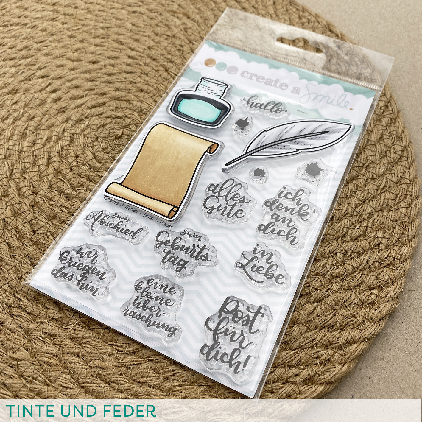 Stempel A6 Tinte & Feder