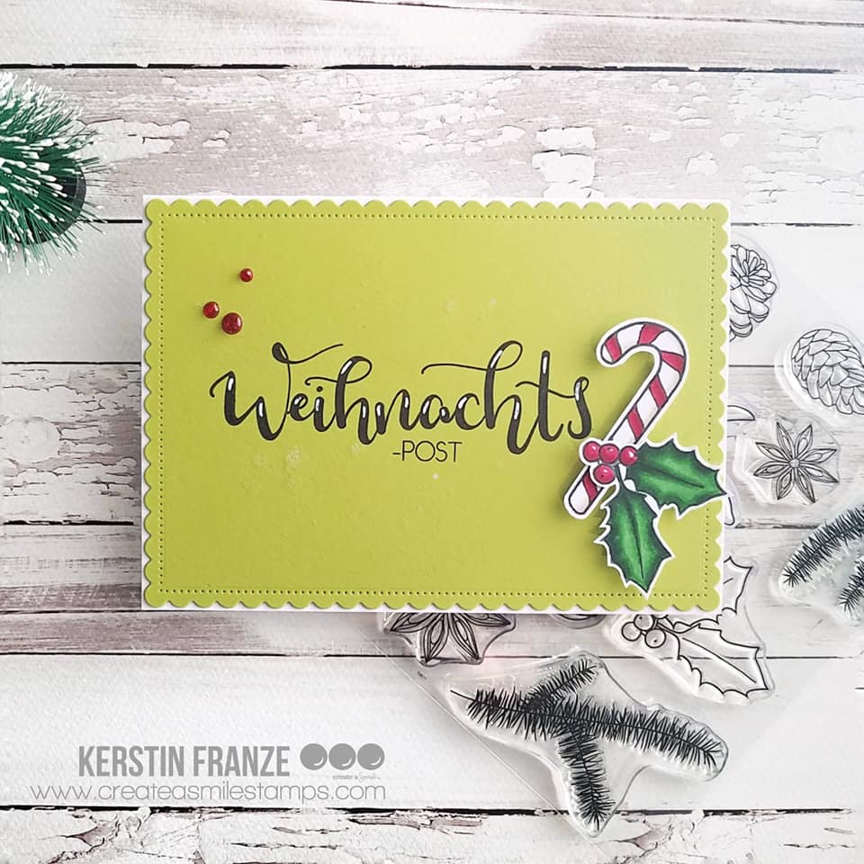 Stempel A6 Festive Foliage