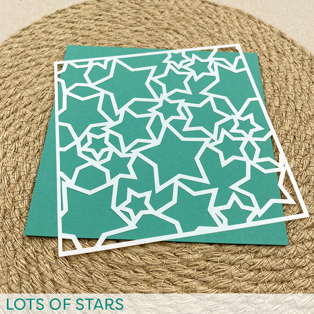 Stencil: Lots of Stars Stencil