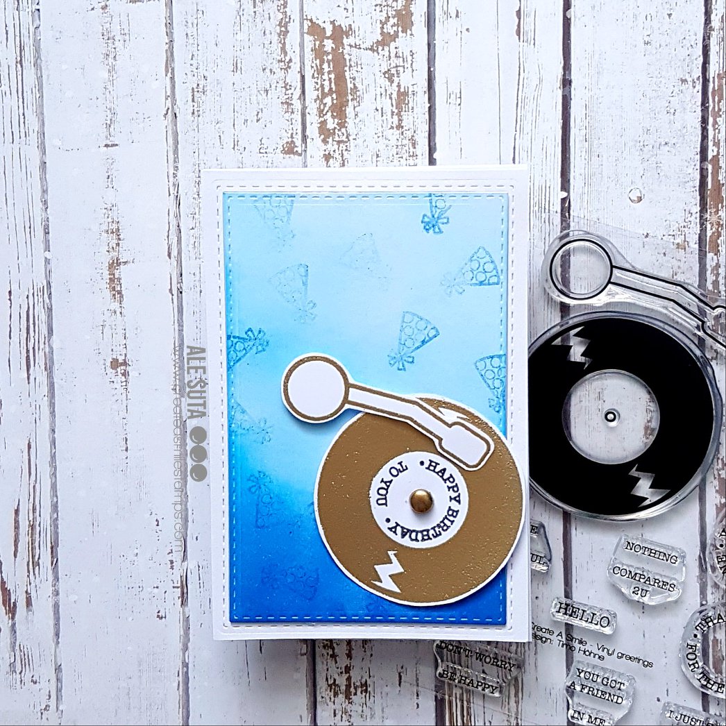 Stempel A6 Vinyl Greetings