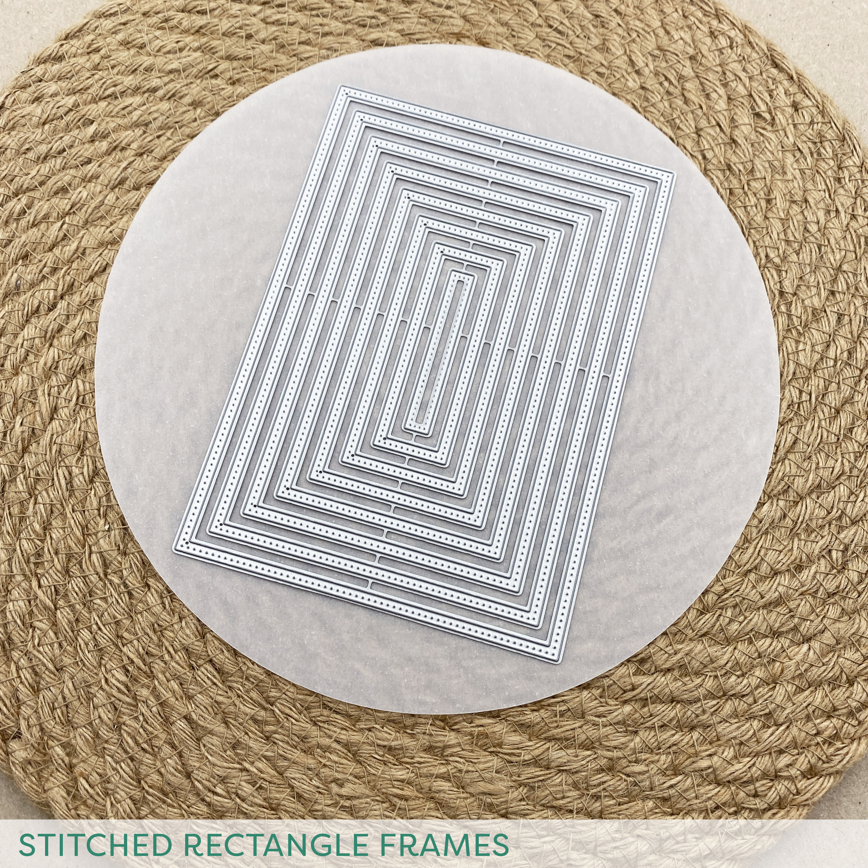 Cool Cuts Stitched Rectangle Frames