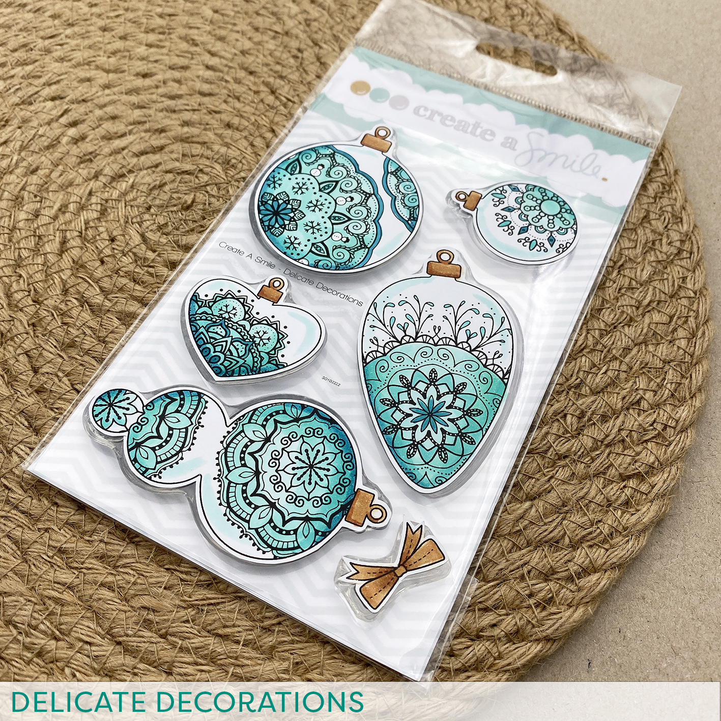 Stempel A6 Delicate Decorations