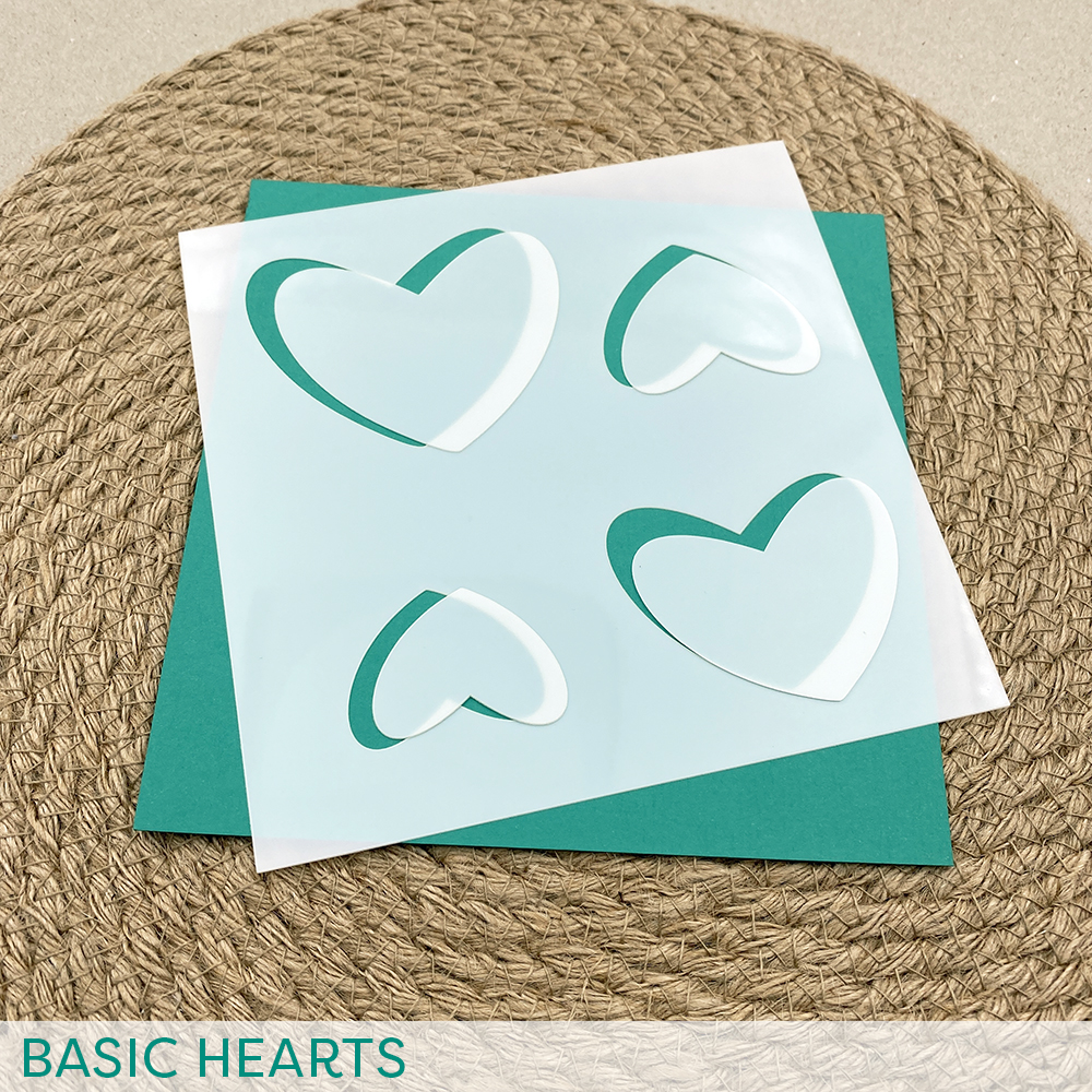 Stencil: Basic Hearts