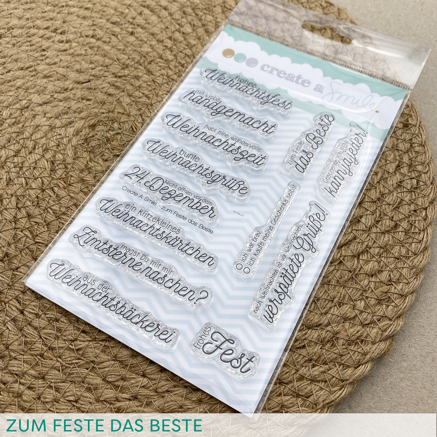 Stempel A6 zum Feste das Beste