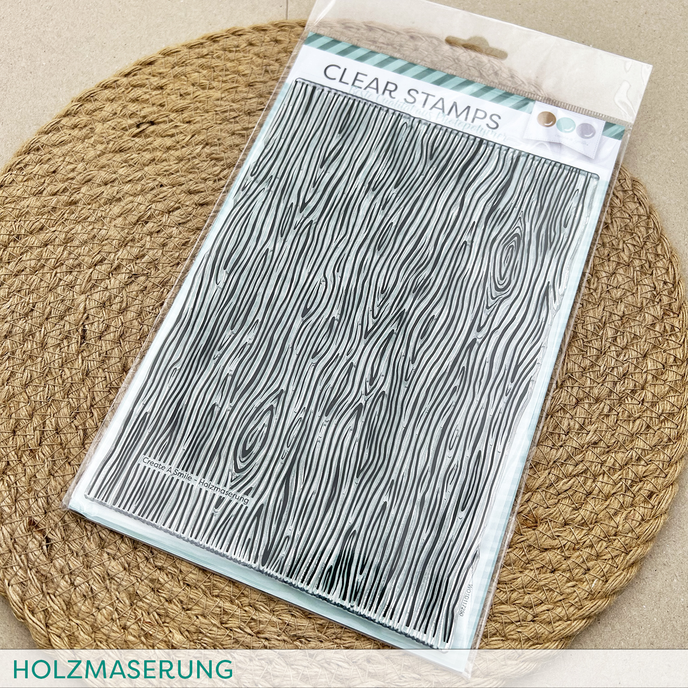 Stempel A5 Holzmaserung