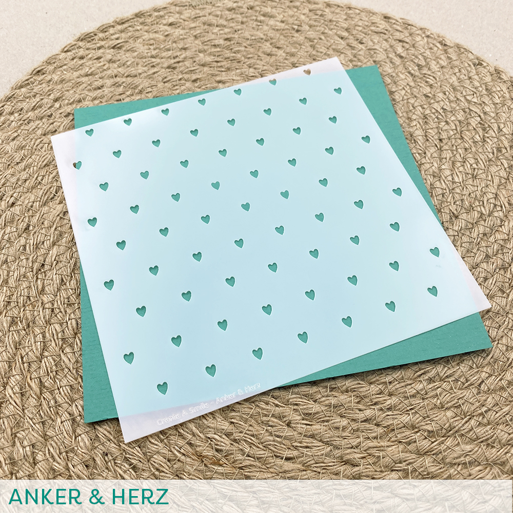 Stencil: Anker & Herz (2er Set) Stencil: Anker & Herz (2er Set)