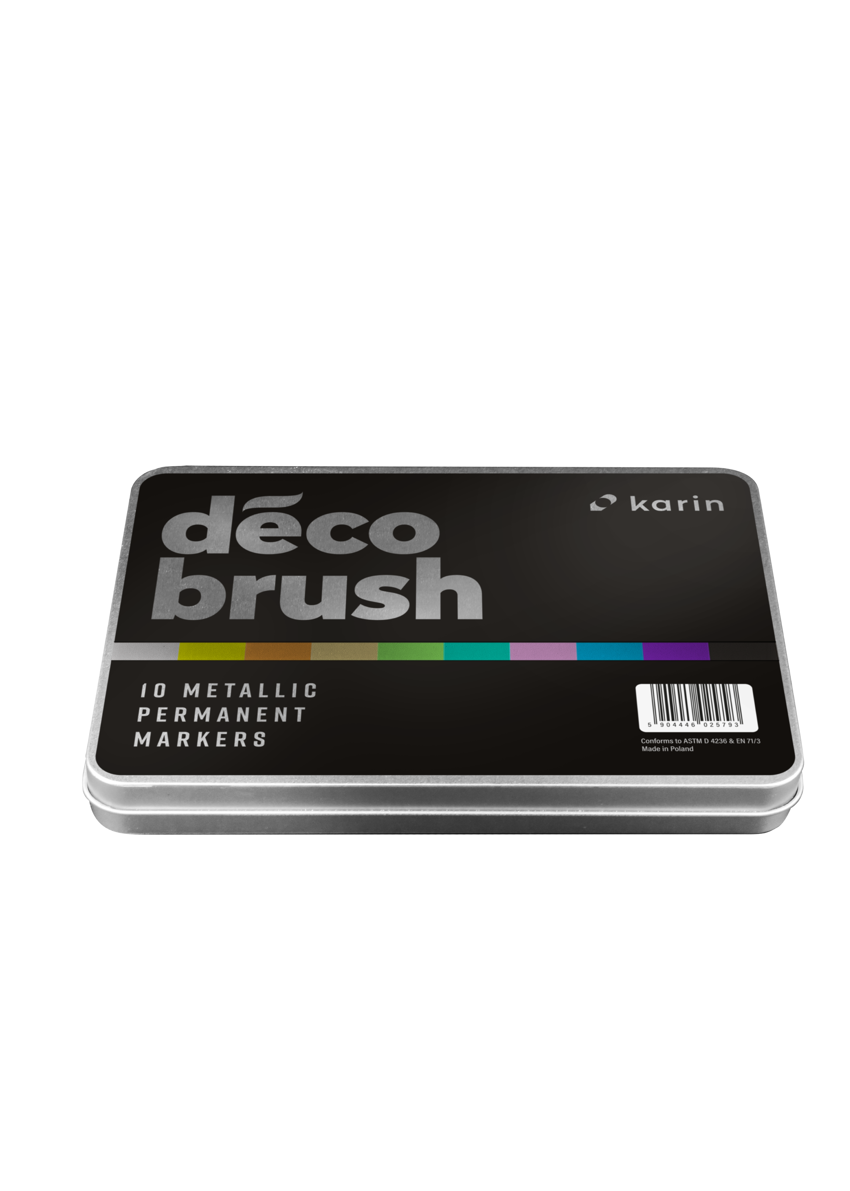 Deco Brush Metallic Markers BOX