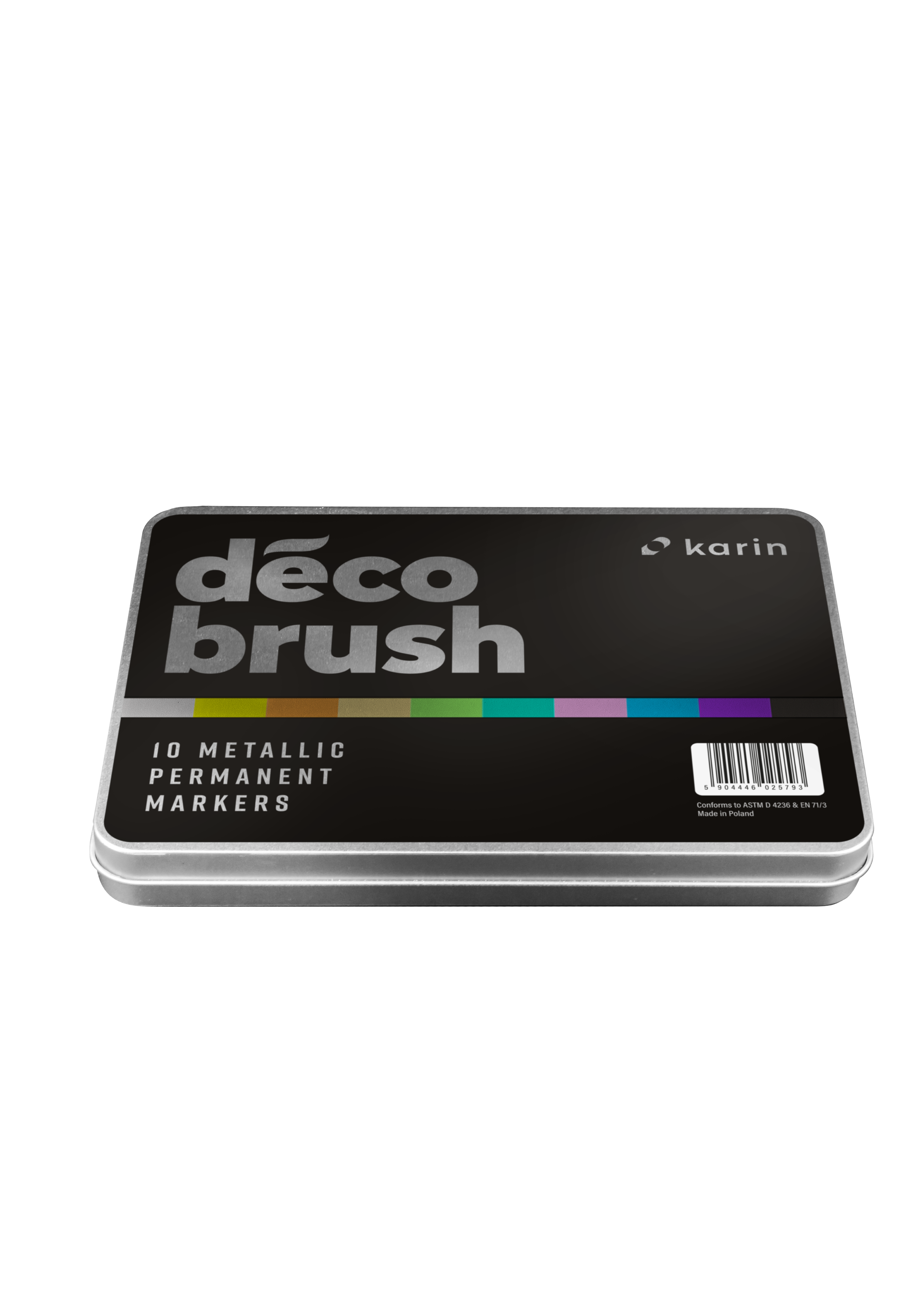 Decobrush Metallic Markers BOX