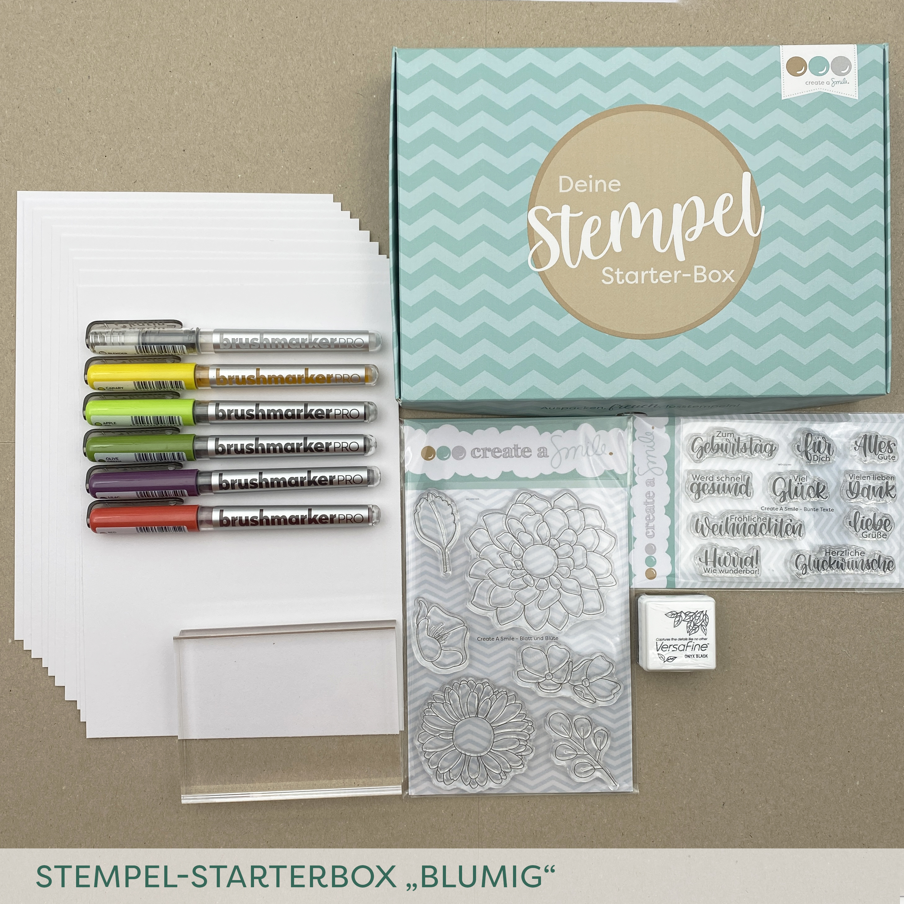 Stempel Starterbox - "Blumig"
