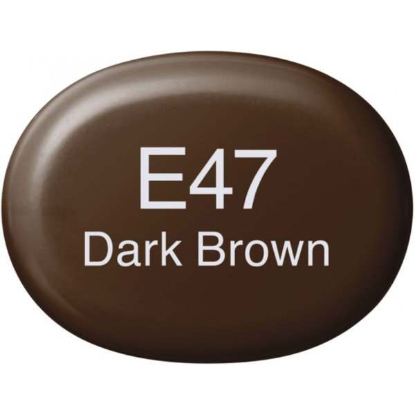Copic Einzelmarker E47 Dark Brown