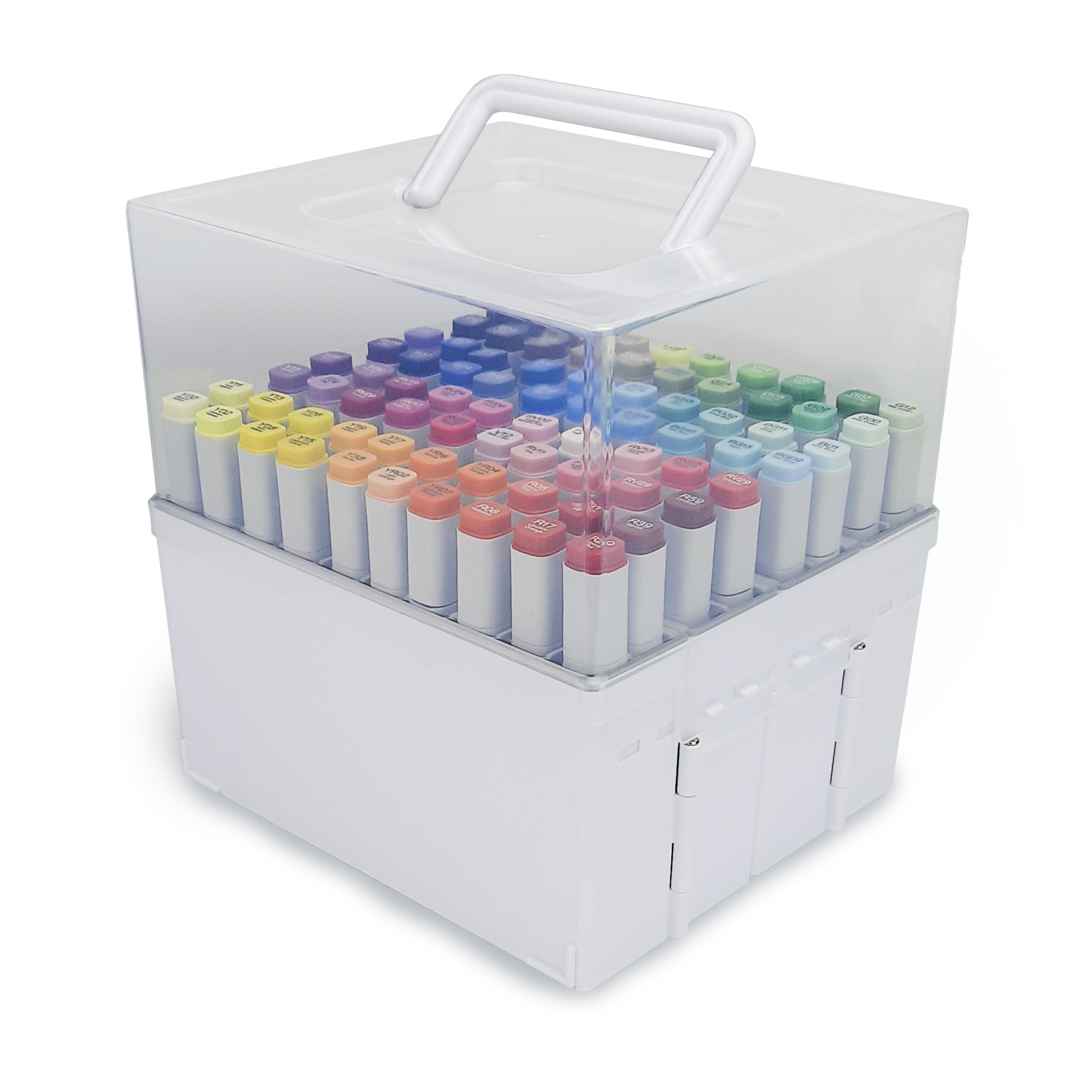 Accordion organizer for markers
