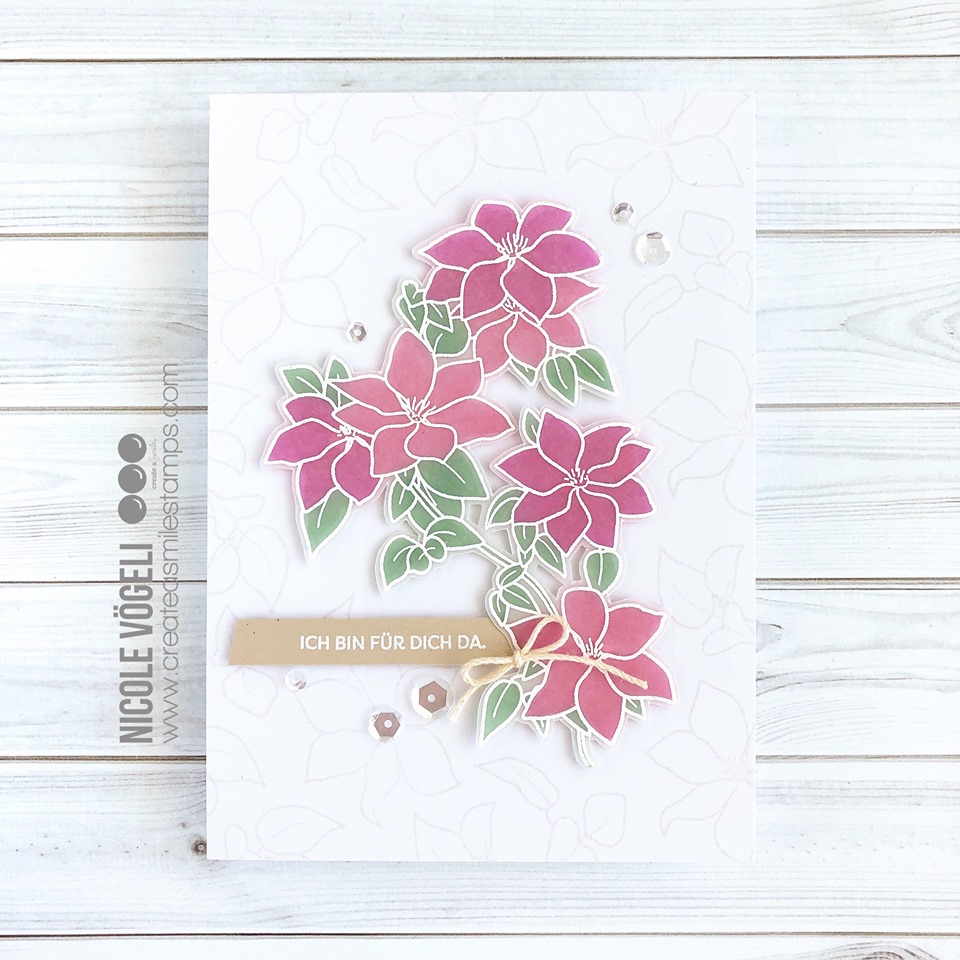 Stempel A6 Clematis