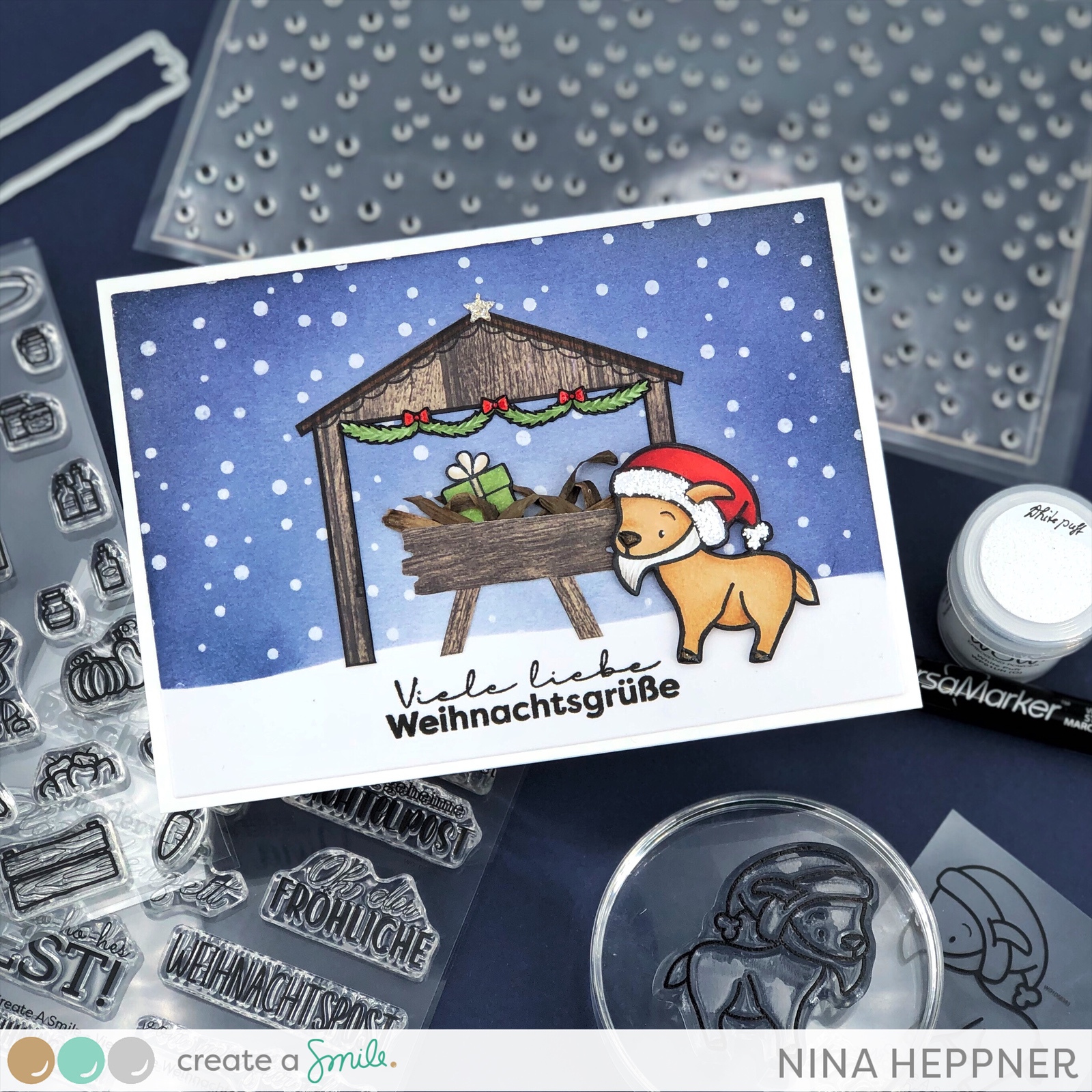Stempel A8 Mäh-rry Christmas