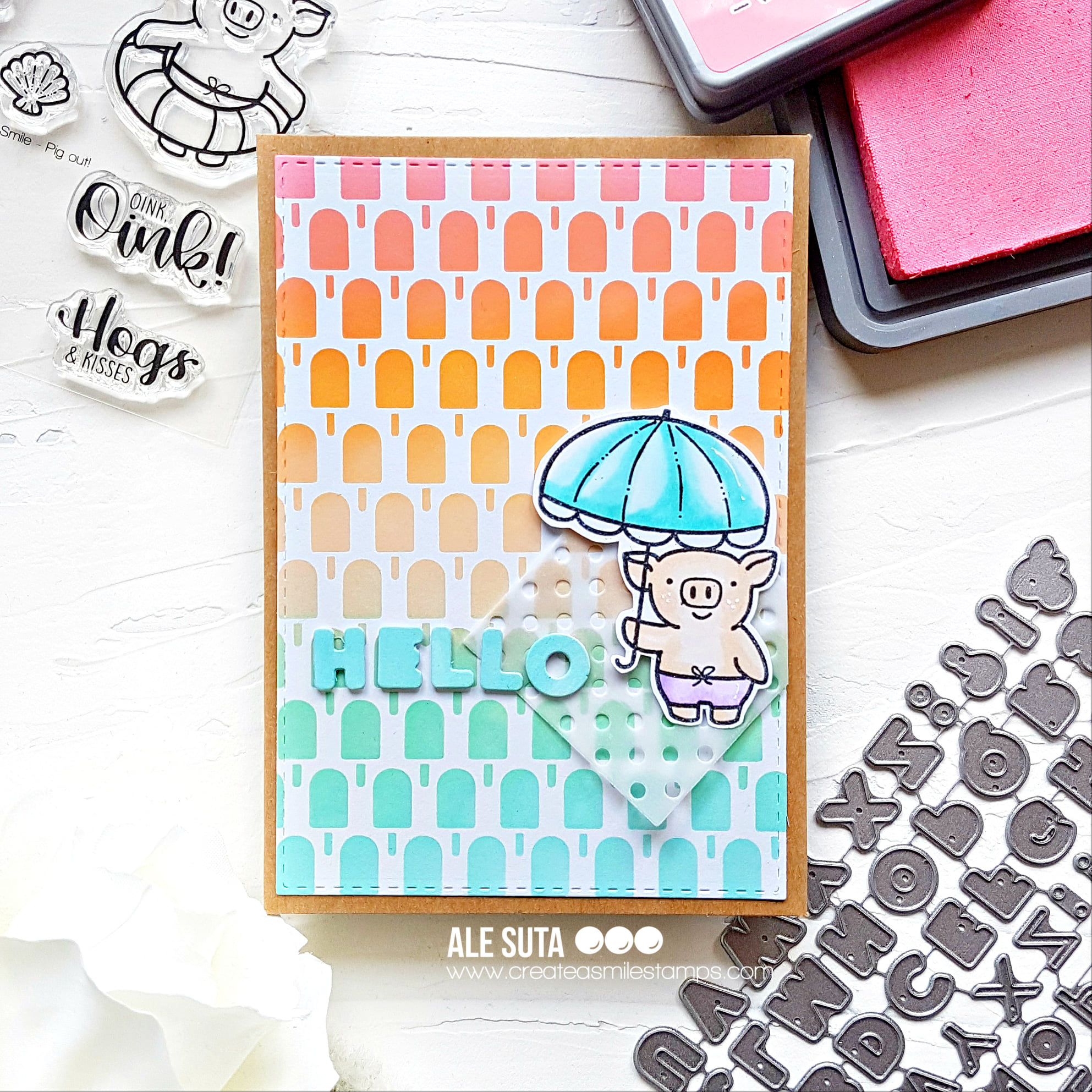 Stempel A6 Pig Out Stempel A6 Pig Out