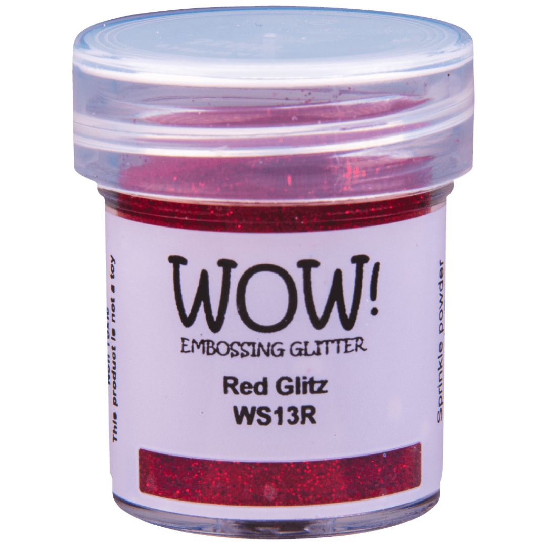 WOW! Embossing Powder 15ml Red Glitz