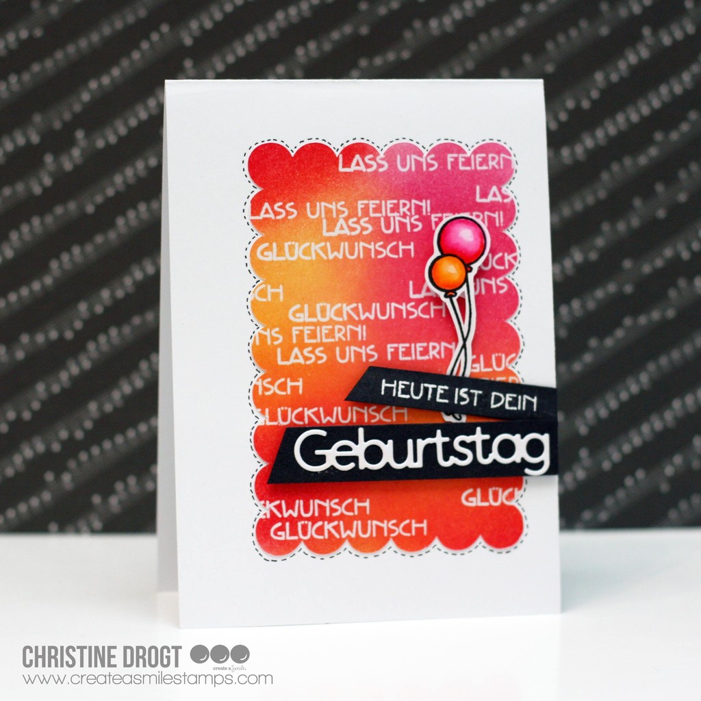 Stempel A7 Mini Geburtstag