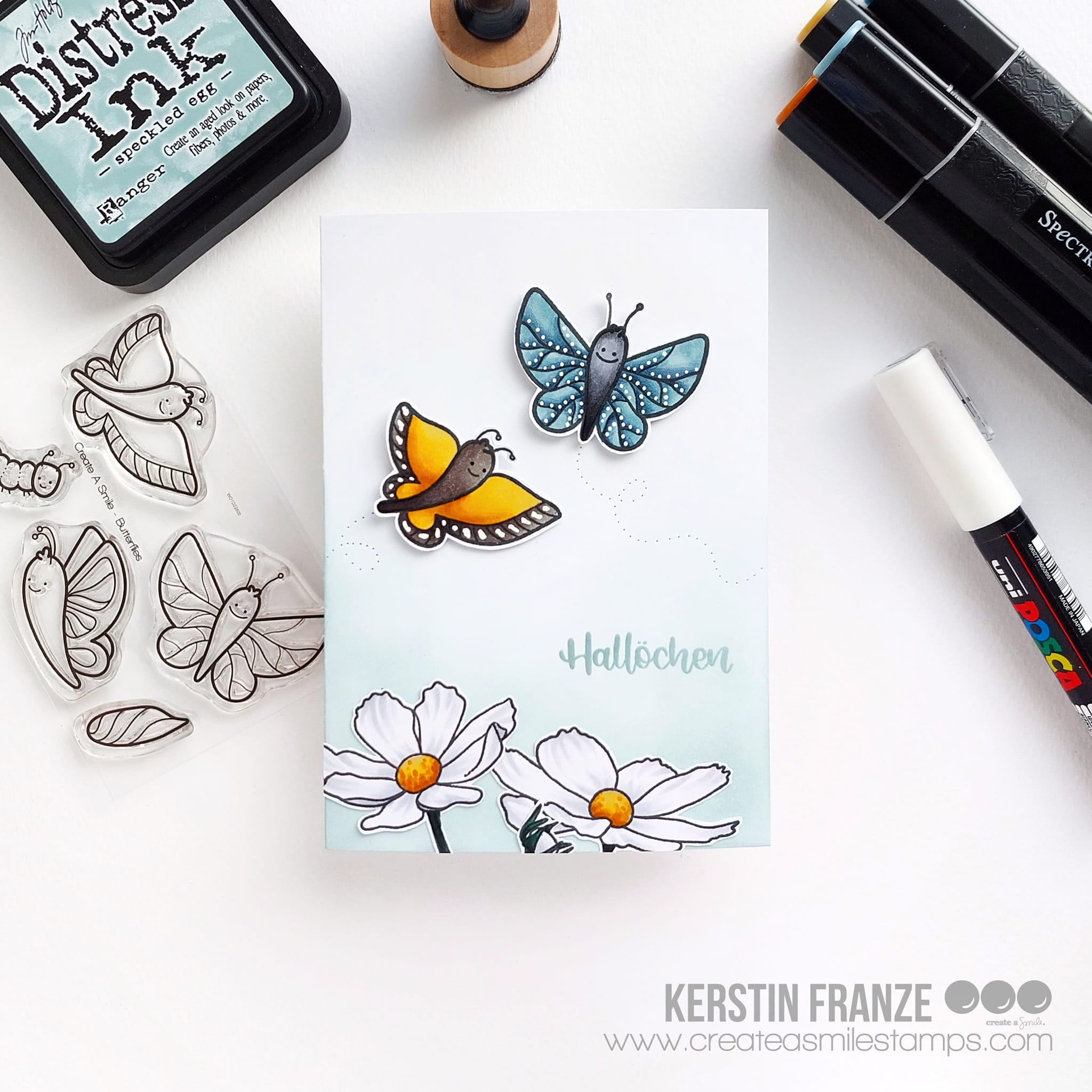 Stempel A7 Butterflies