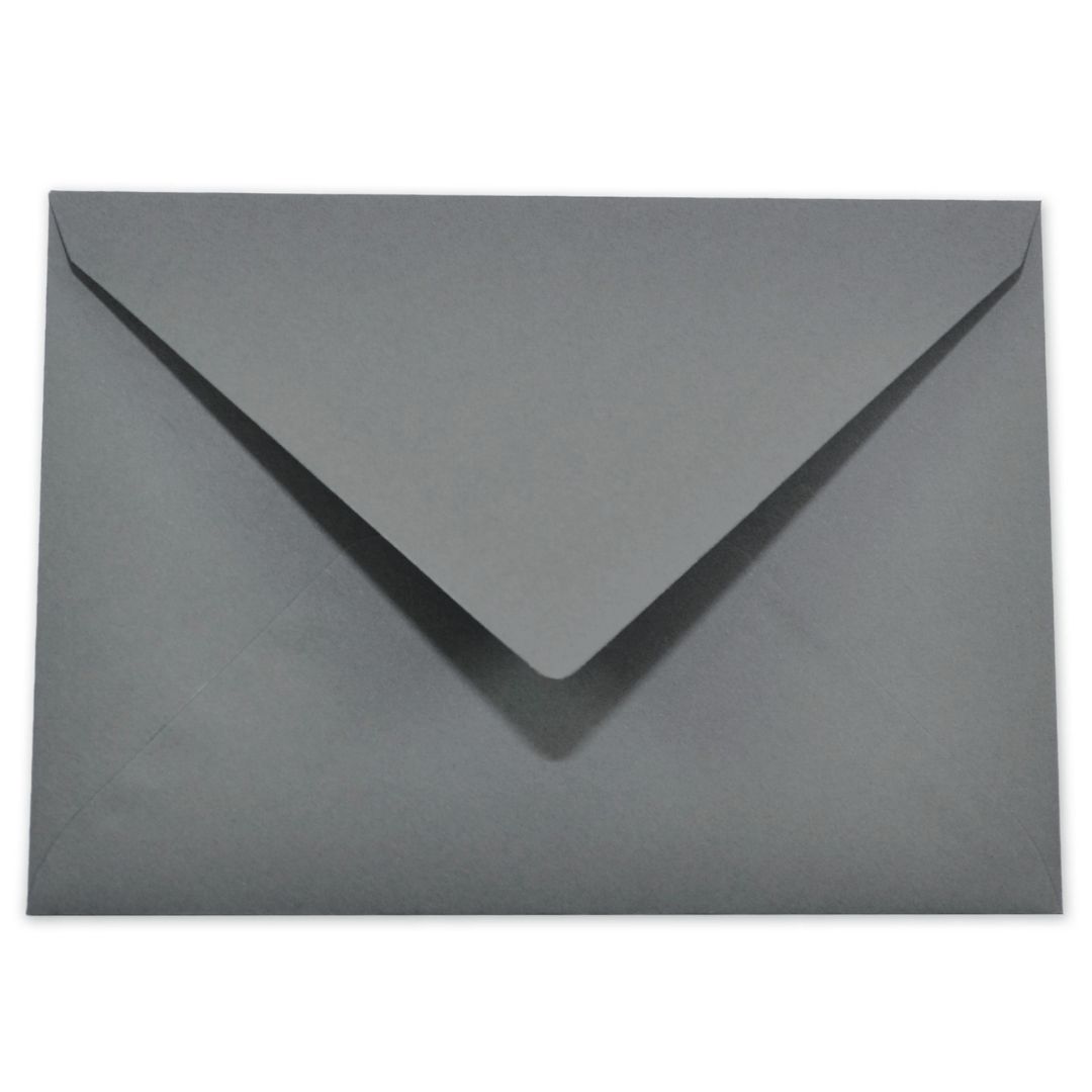 Briefumschläge C6 Schiefergrau 120g/m² 5er