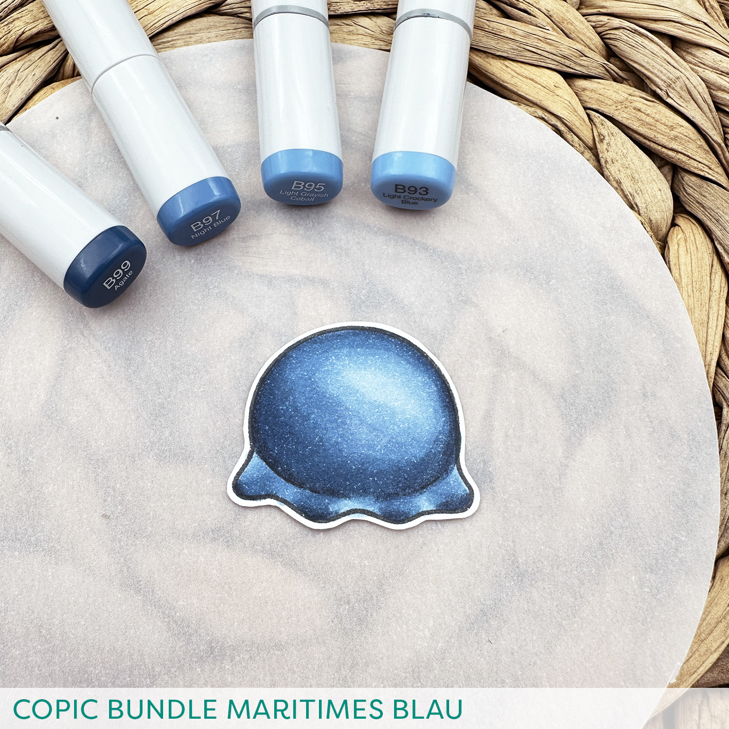 Copic Sketch Bundle Maritimes Blau