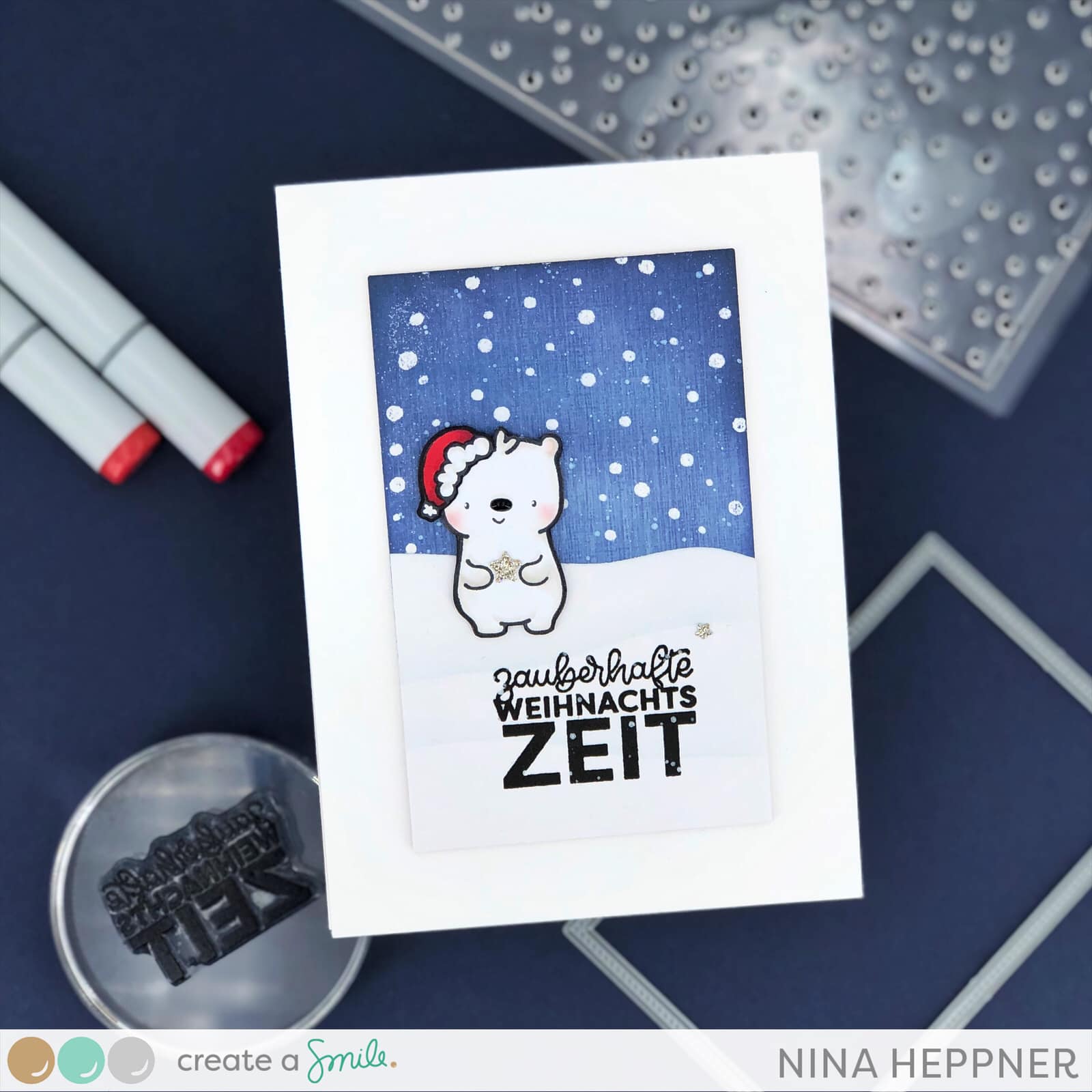 Stempel A5 Schneefall