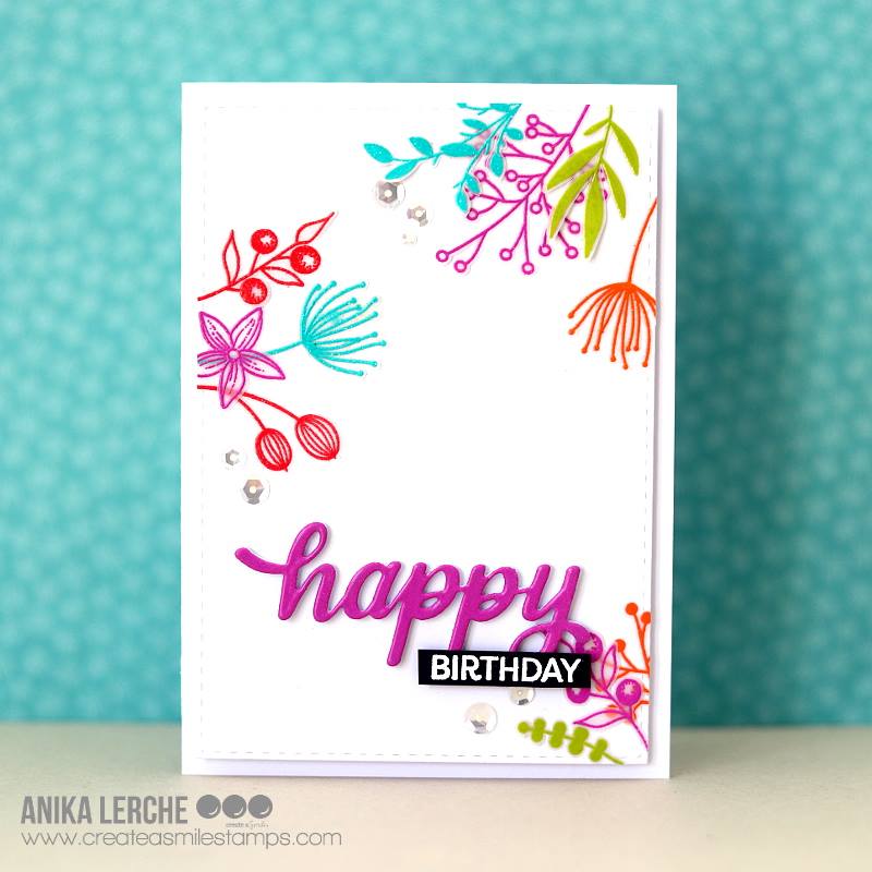 Stempel A6 Floral Decorations