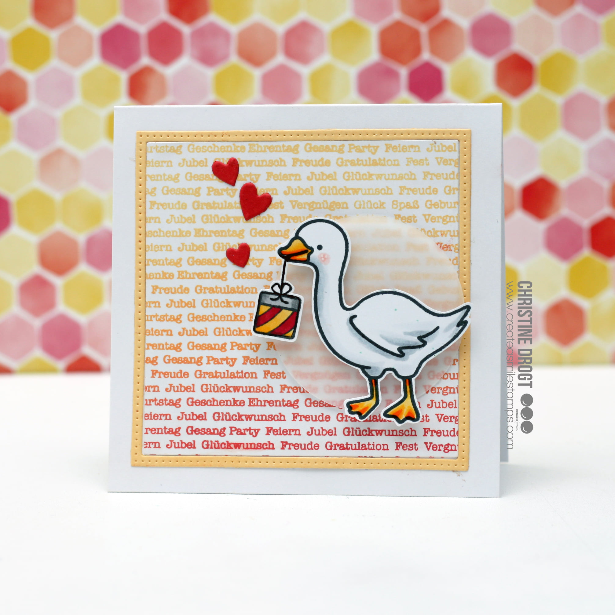 Clear A6 Silly Goose Clear A6 Silly Goose